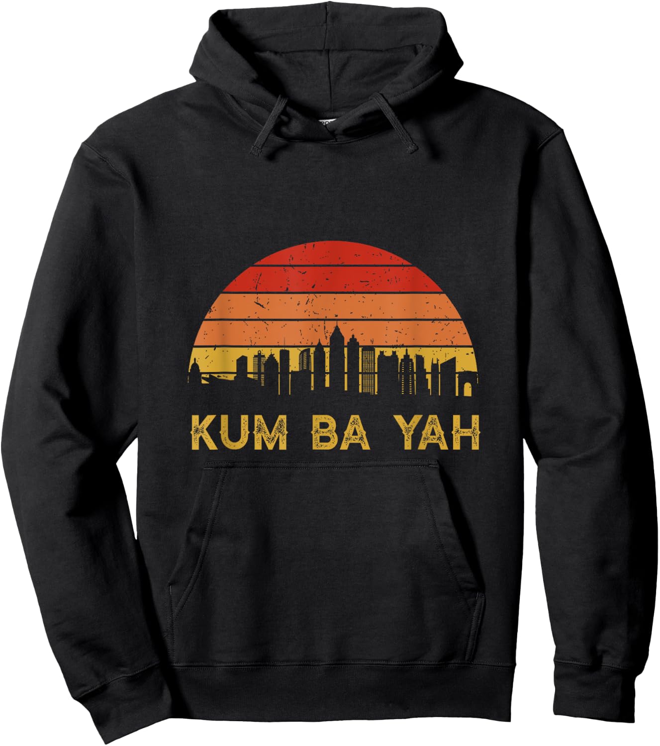 Sunset Kum Ba Yah Kumbaya Georgia Atlantan Atlanta City Hoodie - Hoodie | Black