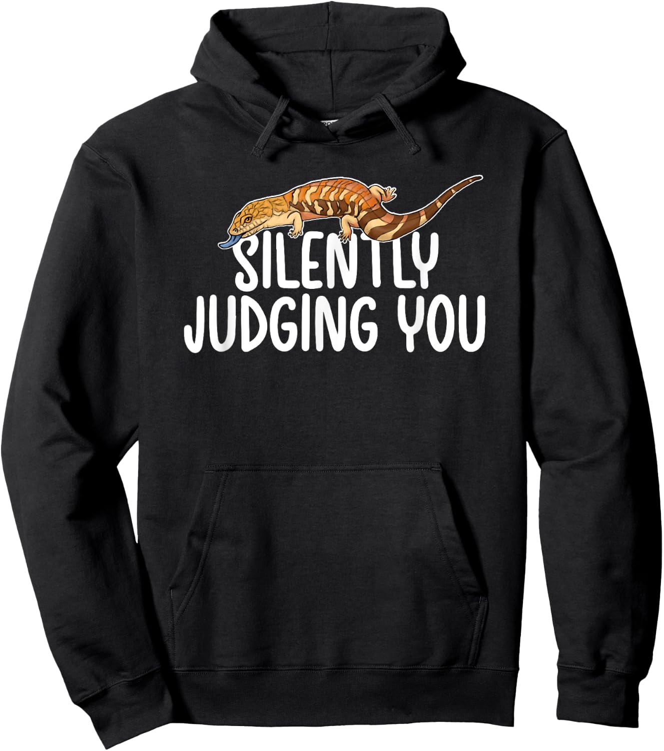 Funny Blue Tongued Skink Owner Blue Tongued Skink Dad Hoodie - Hoodie | Black