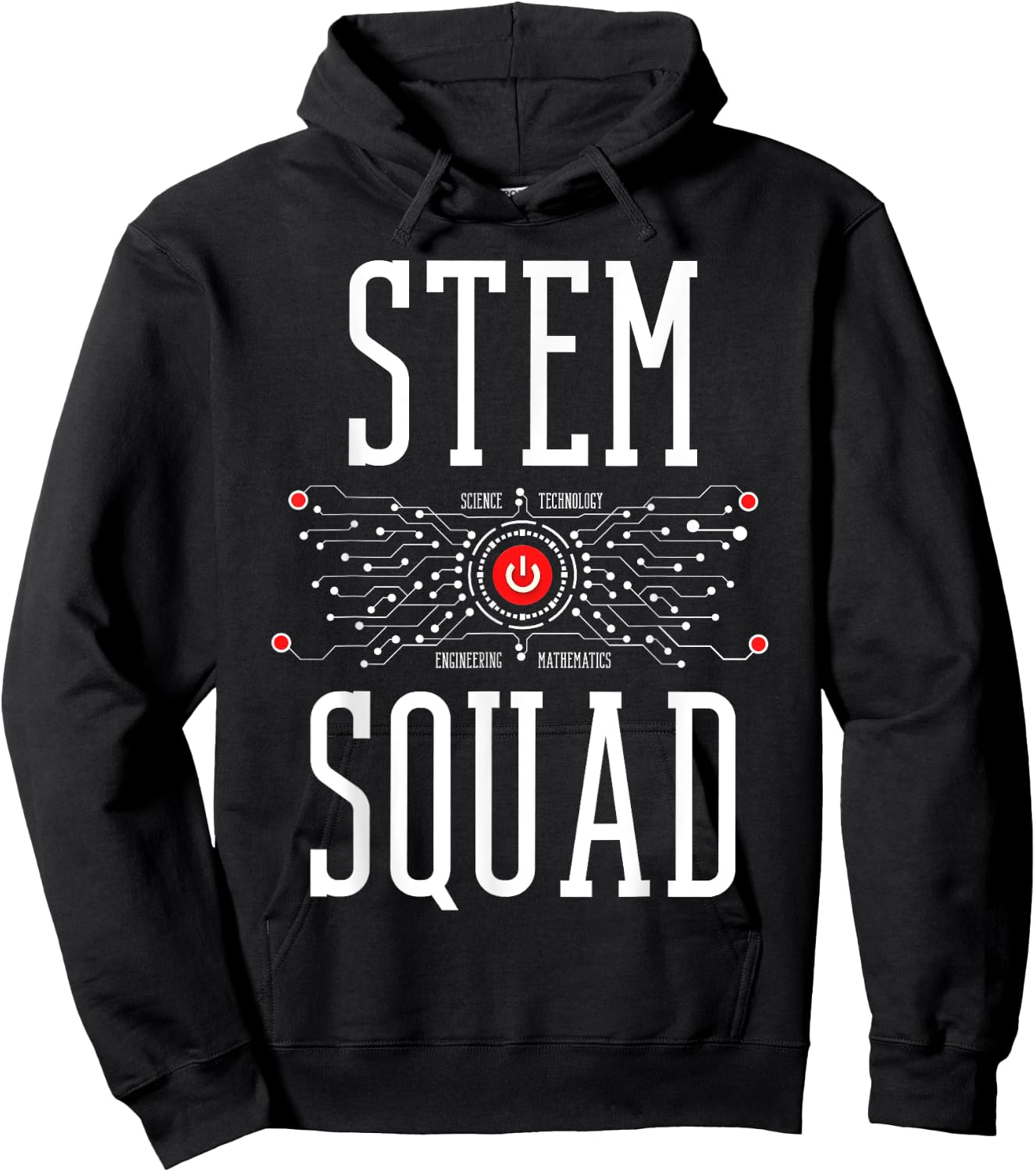 Science Technology Engineering Mathematics STEM Squad Women Kids Hoodie - Hoodie | Black