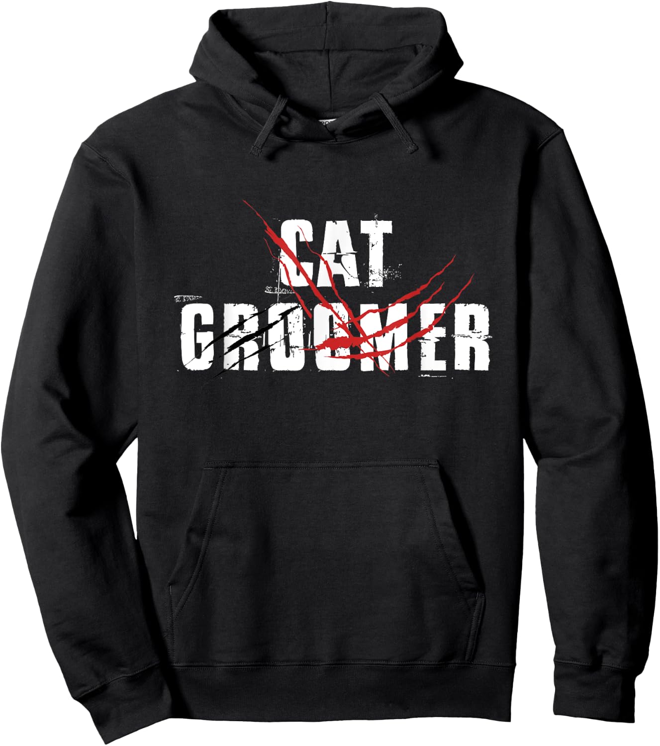 Cat Groomer Pet Grooming Cats Kitten Lover Owner Care Animal Men Women Hoodie - Hoodie | Black