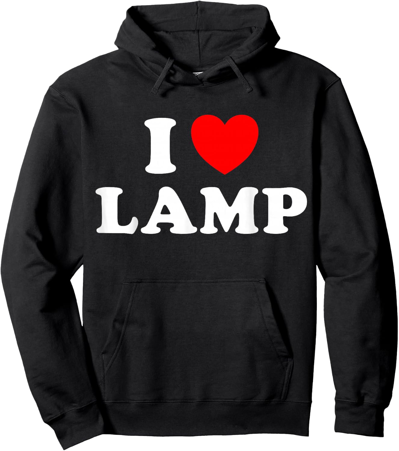 I Love Lamp Funny Light Shade Lampshade Candle Lantern Moth Hoodie - Hoodie | Black