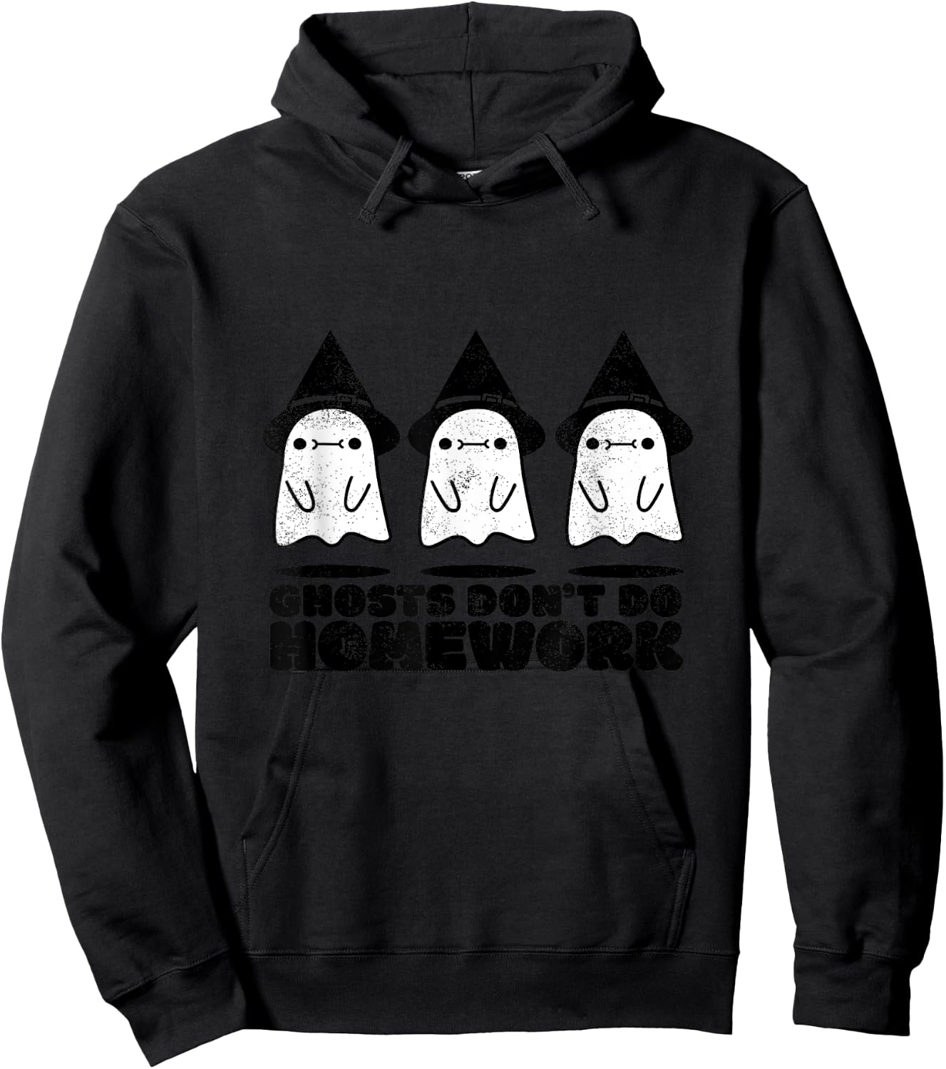Halloween - Ghost Don't Do Homework Hoodie - Hoodie | Black