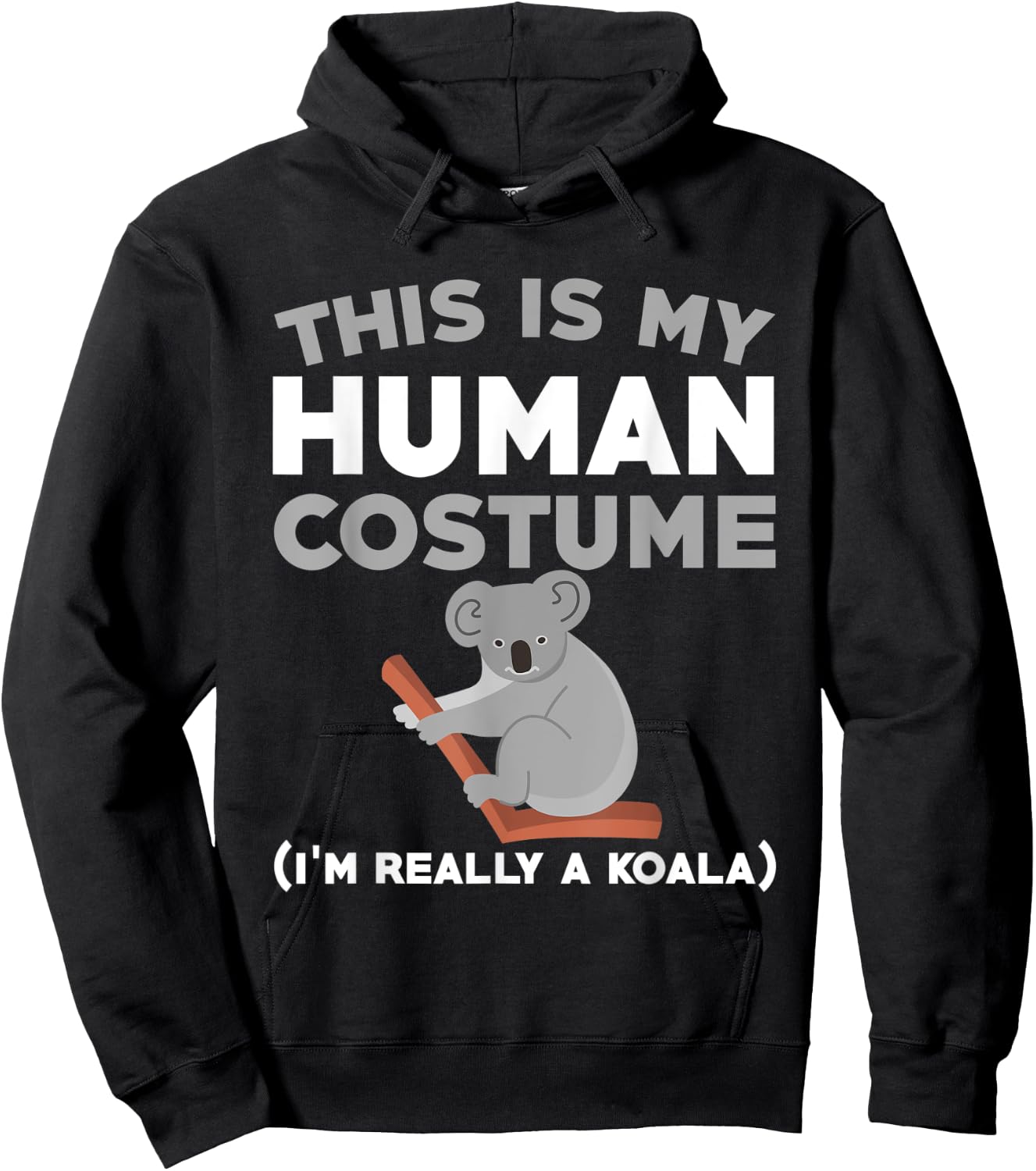Funny Koala Costume Love Koalas Hoodie - Hoodie | Black
