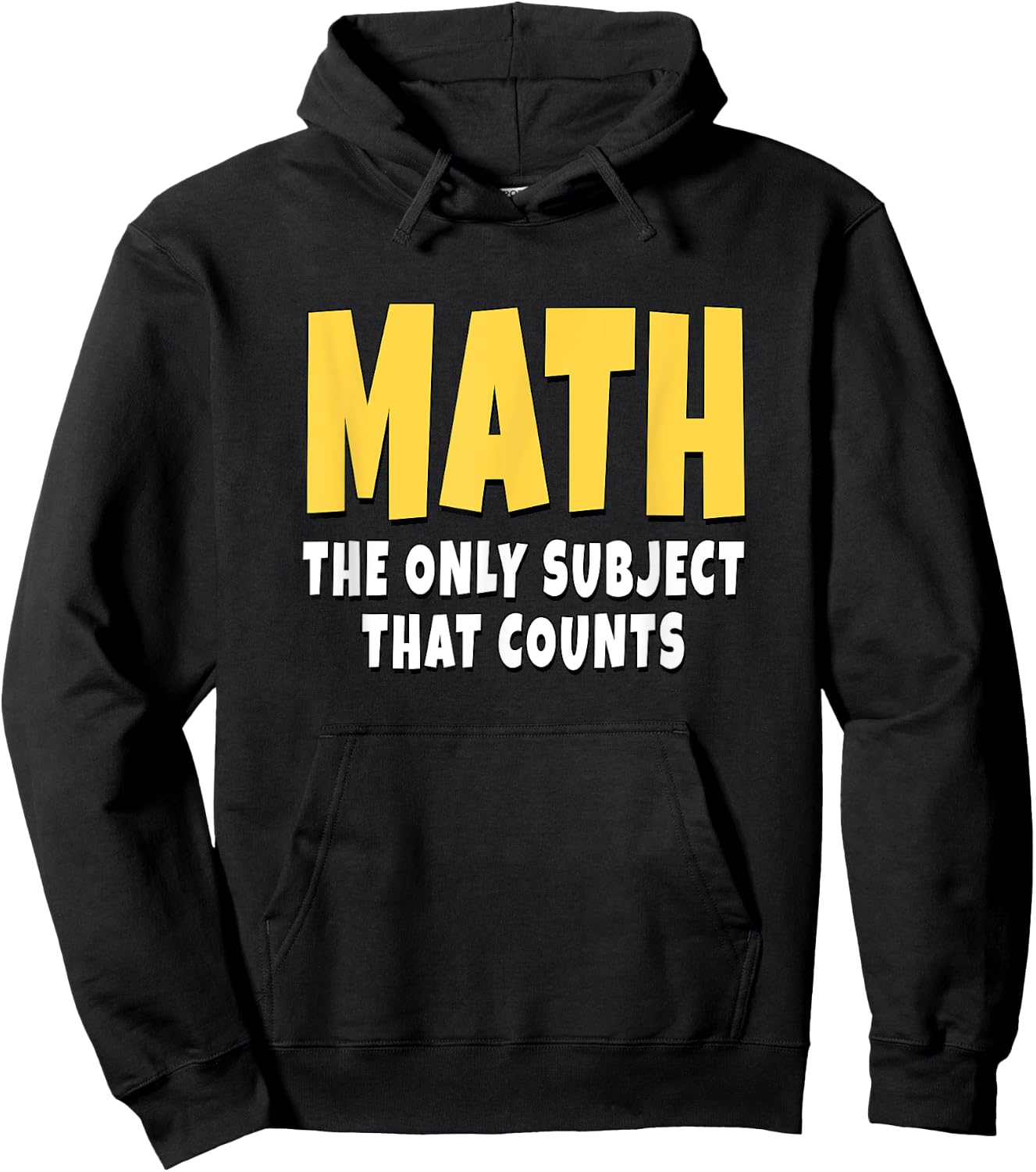 Math The Only Subject That Counts Hoodie - Hoodie | Black