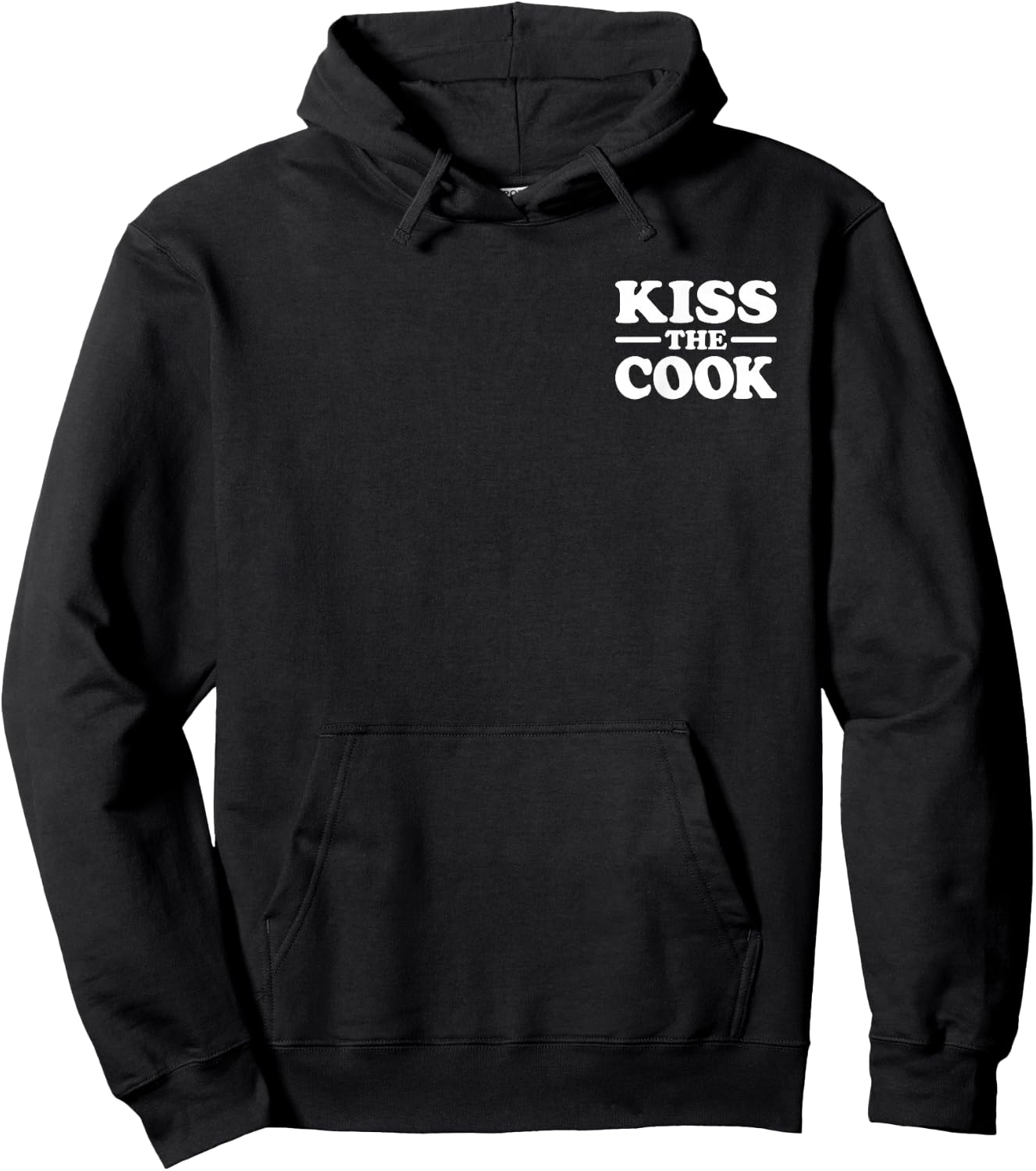 Kiss the Cook Hoodie - Hoodie | Black