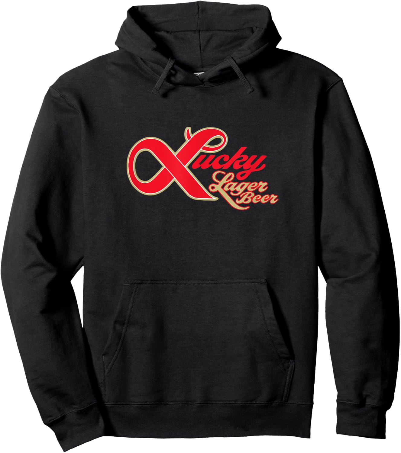 Lucky Lager Beer Style - Logo Hoodie - Hoodie | Black