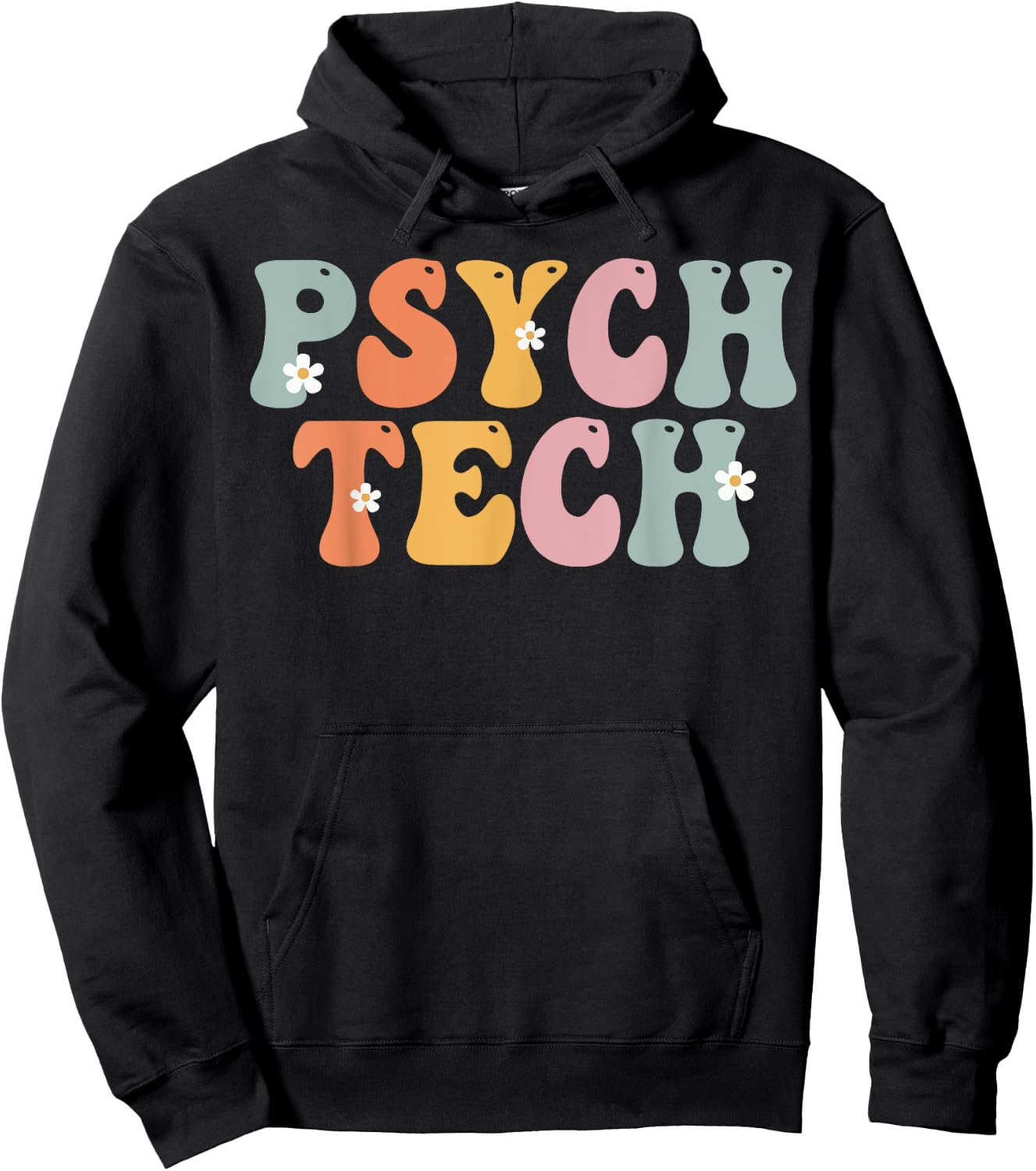 Psych Tech Week Groovy Appreciation Day For Work Hoodie - Hoodie | Black