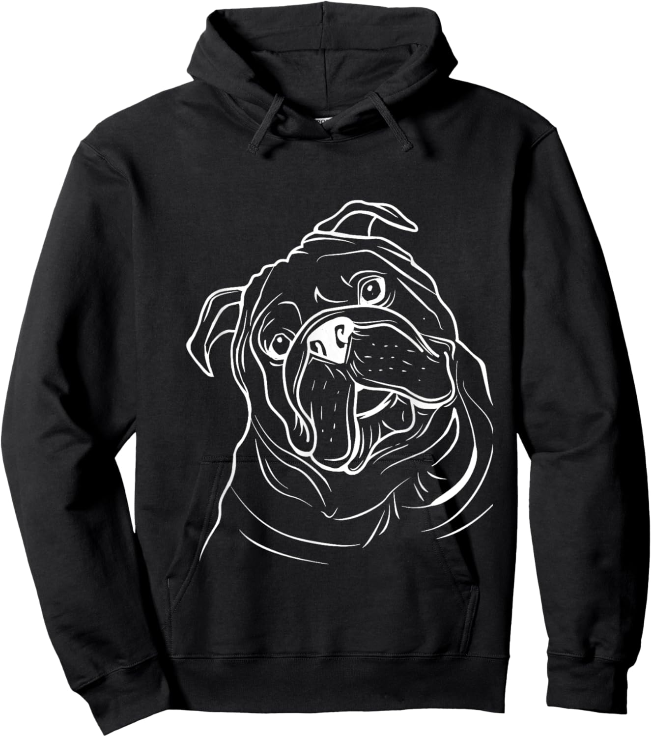 Funny English Bulldog - Dog Owner Animal Lover Puppy Hoodie - Hoodie | Black