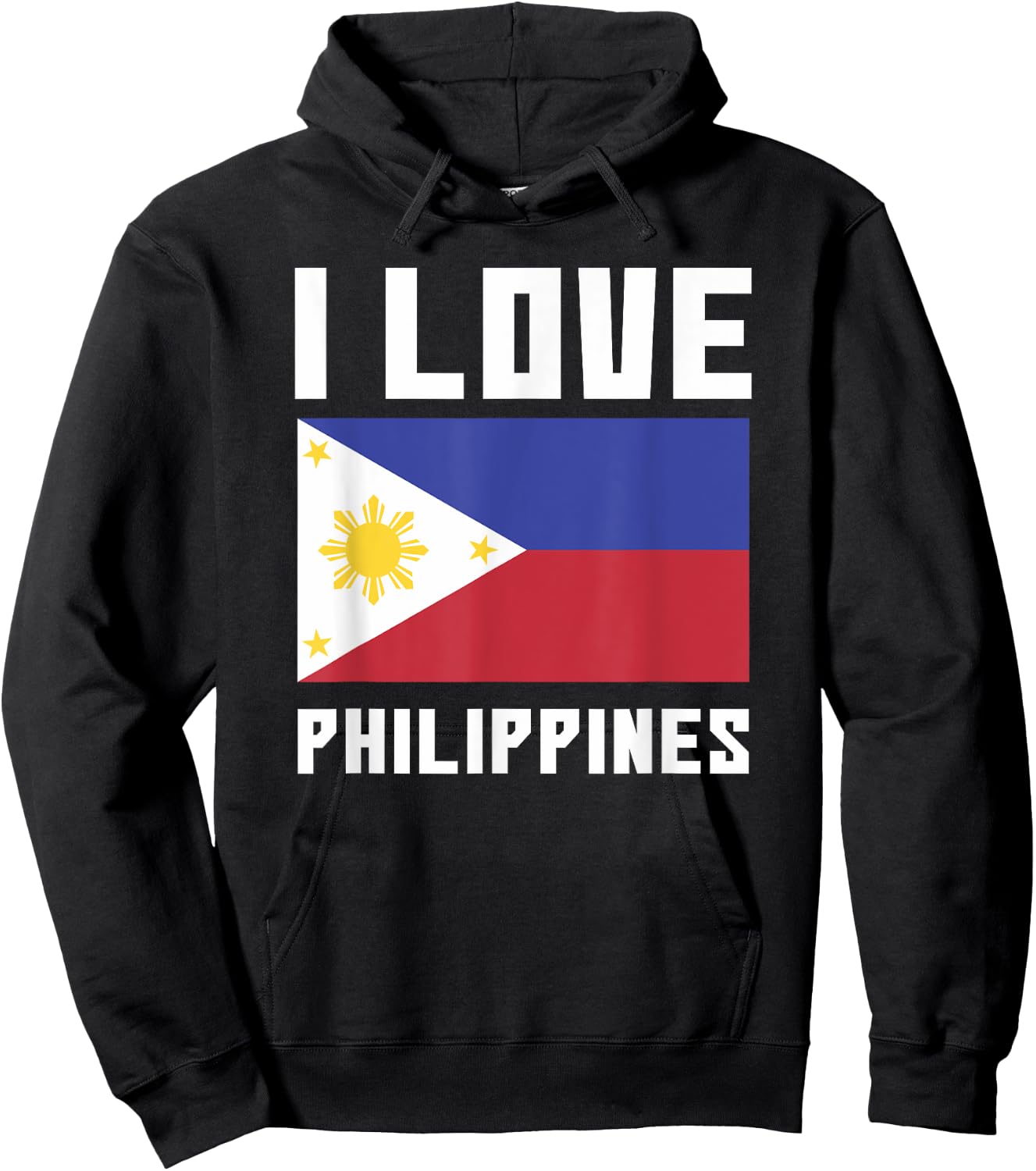 I Love Philippines I Heart Philippines Family Travel Hoodie - Hoodie | Black