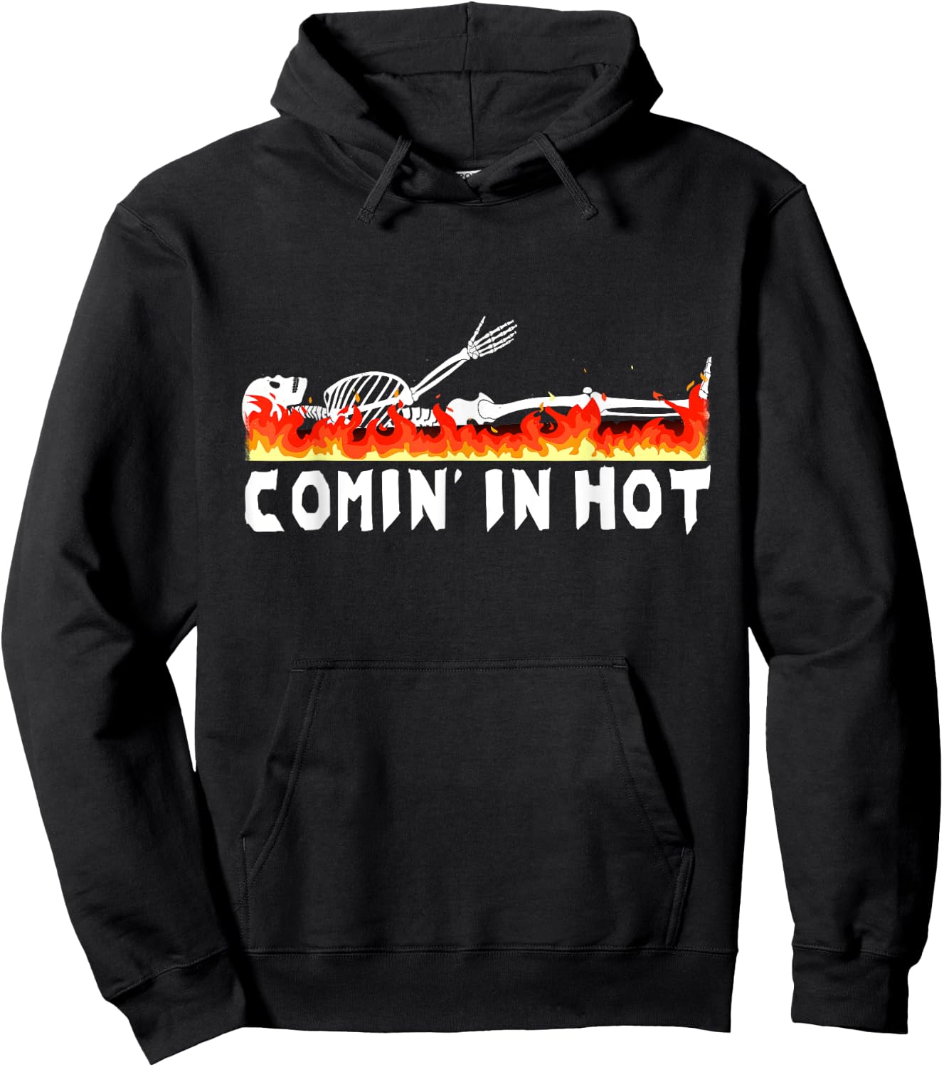 Funeral Director Comin' In Hot Crematory Mortician Cremation Hoodie - Hoodie | Black