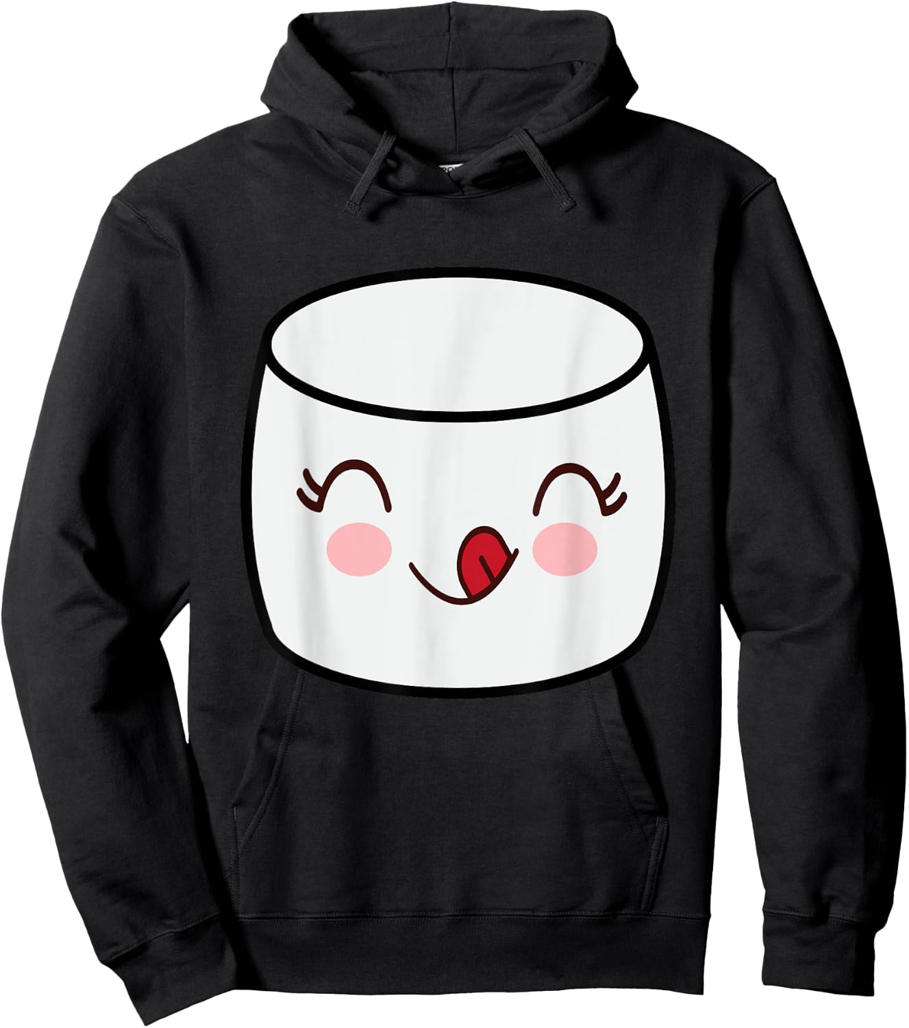 Kids Marshmallow funny fluffy fancy candy dress costume Hoodie - Hoodie | Black