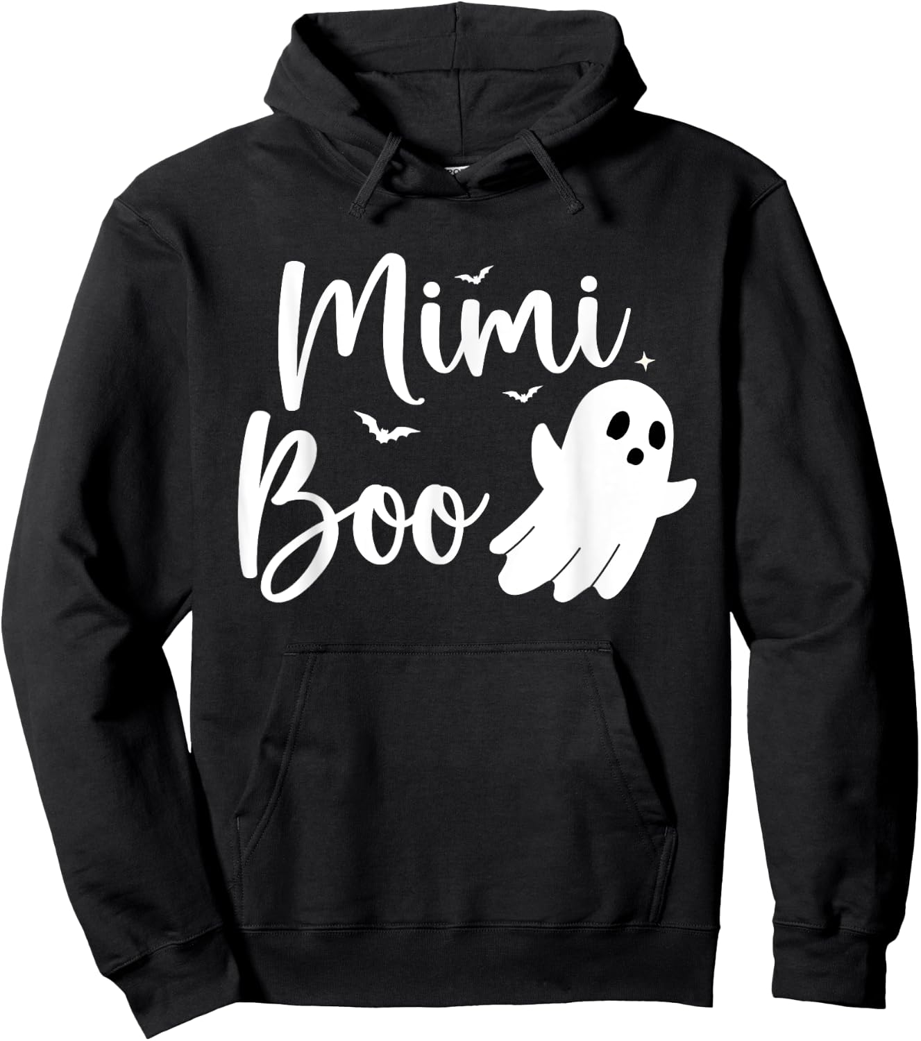 Mimi Boo Halloween Family Matching Ghost Grandma Hoodie - Hoodie | Black