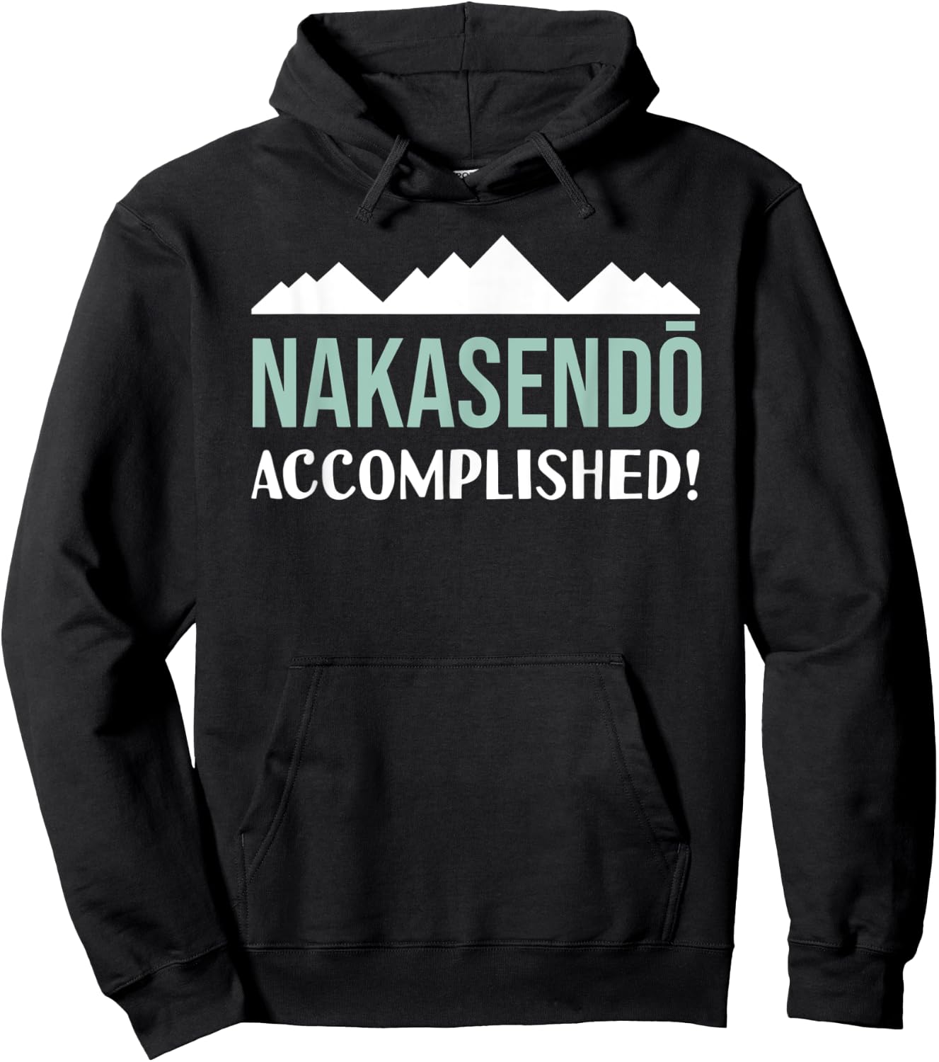 Nakasendo Accomplished Hiking Route In Japan Hoodie - Hoodie | Black