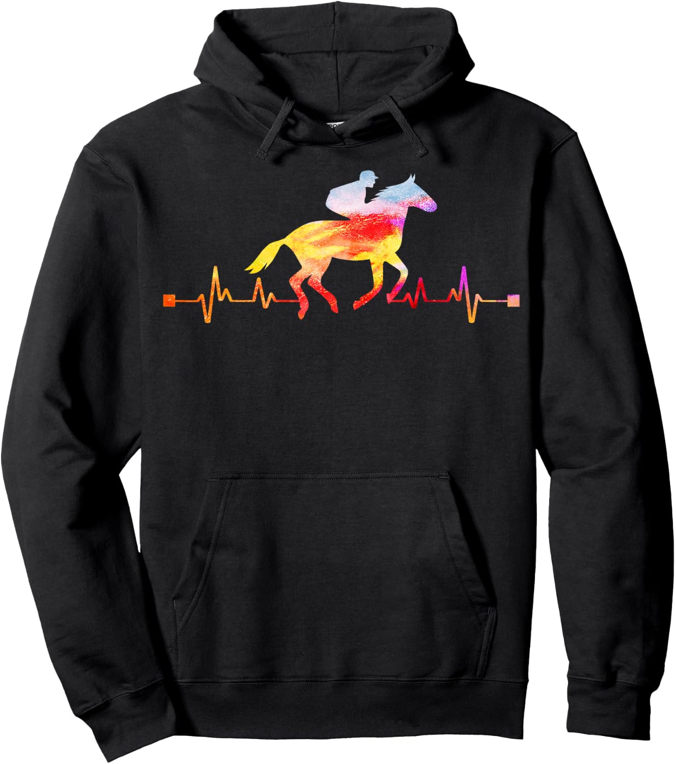 Horse racing for ky derby Hoodie - Hoodie | Black