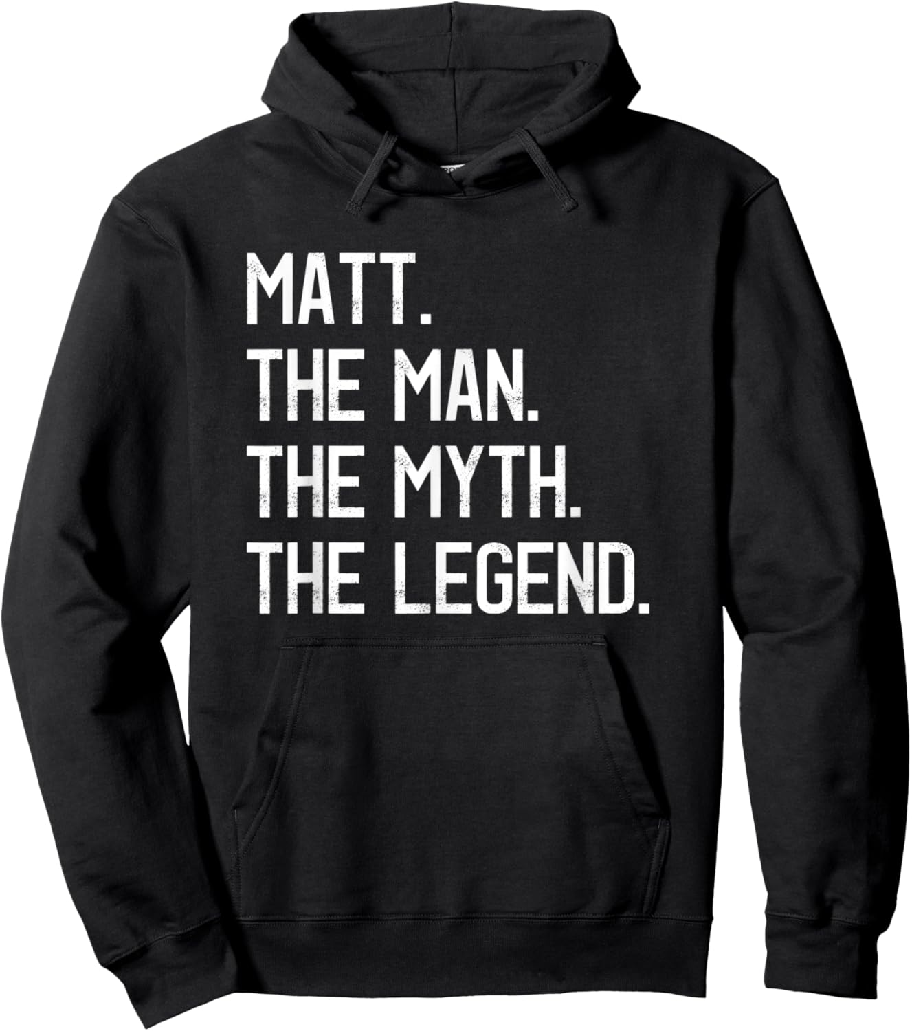 Matt The Man The Myth The Legend Proud Family Matt Hoodie - Hoodie | Black