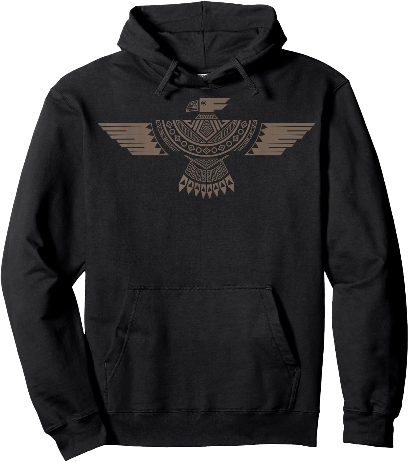 Native American Thunderbird Indigenous Peoples Day Hoodie - Hoodie | Black