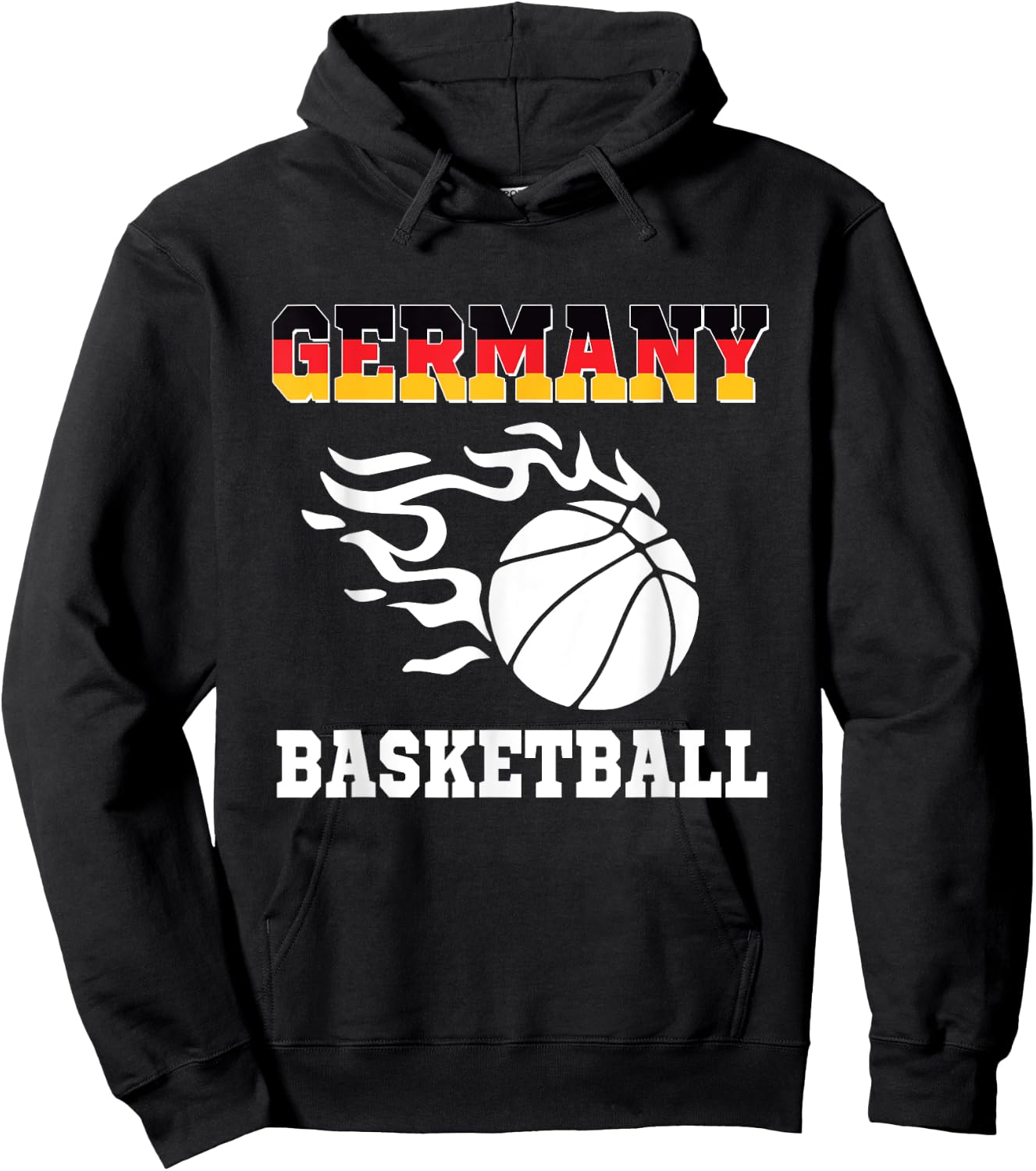 Germany Basketball Flag Jersey Deutschland Sports Hoodie - Hoodie | Black
