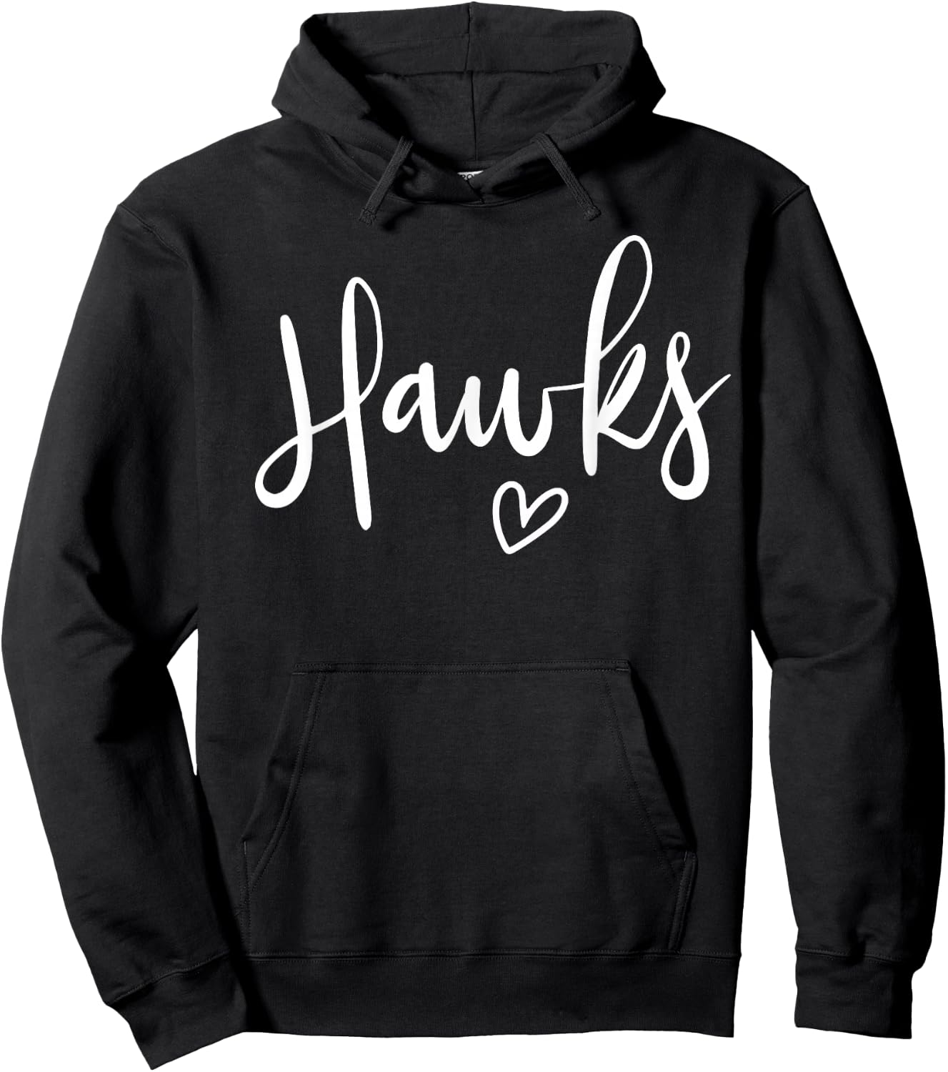 Hawks High School Hawks Sports Team Women's Hawks Hoodie - Hoodie | Black
