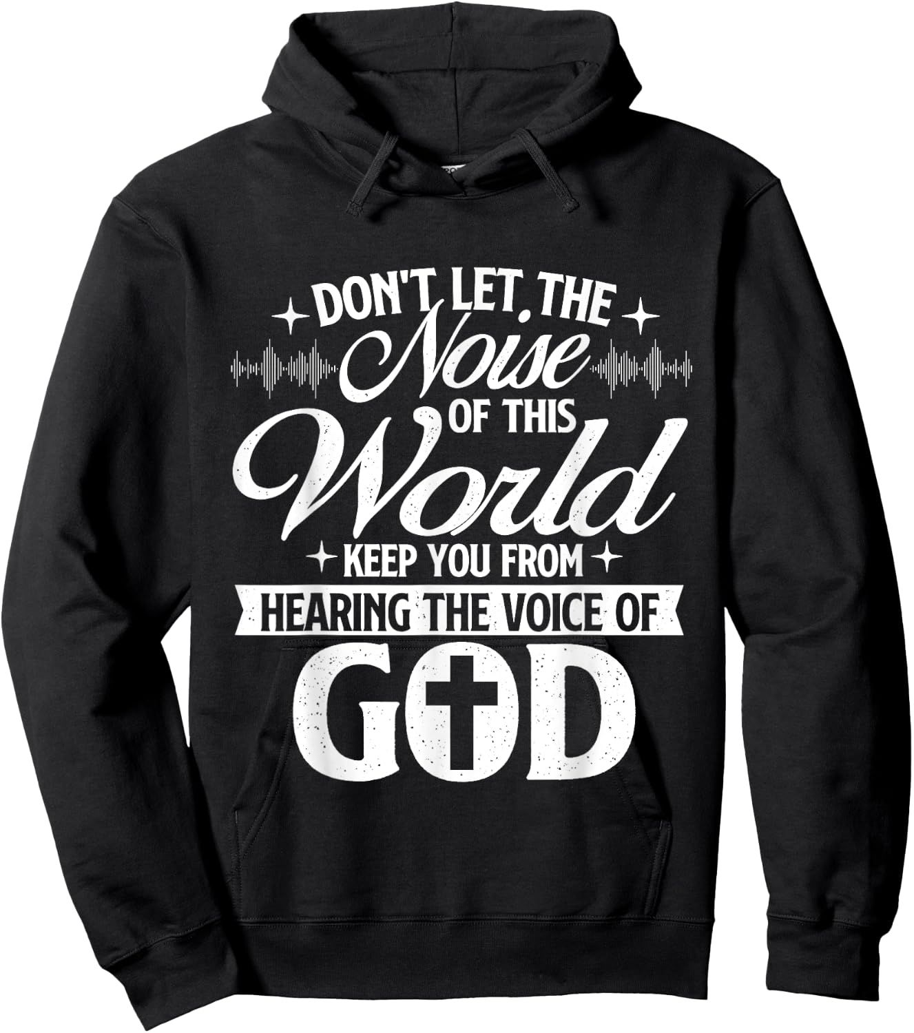 The Voice Of God - Christian Faithg Religion Jesus Christ Hoodie - Hoodie | Black
