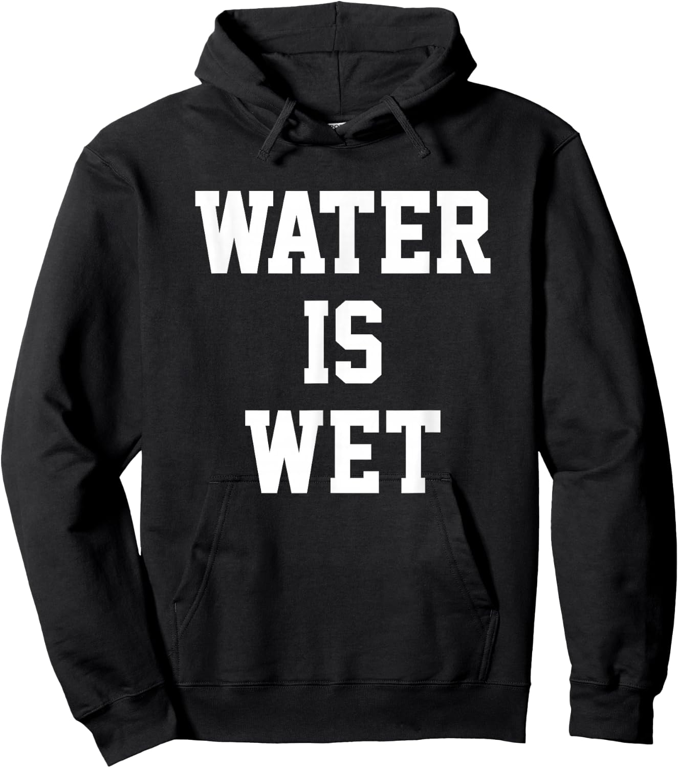 Water Is Wet Hoodie - Hoodie | Black