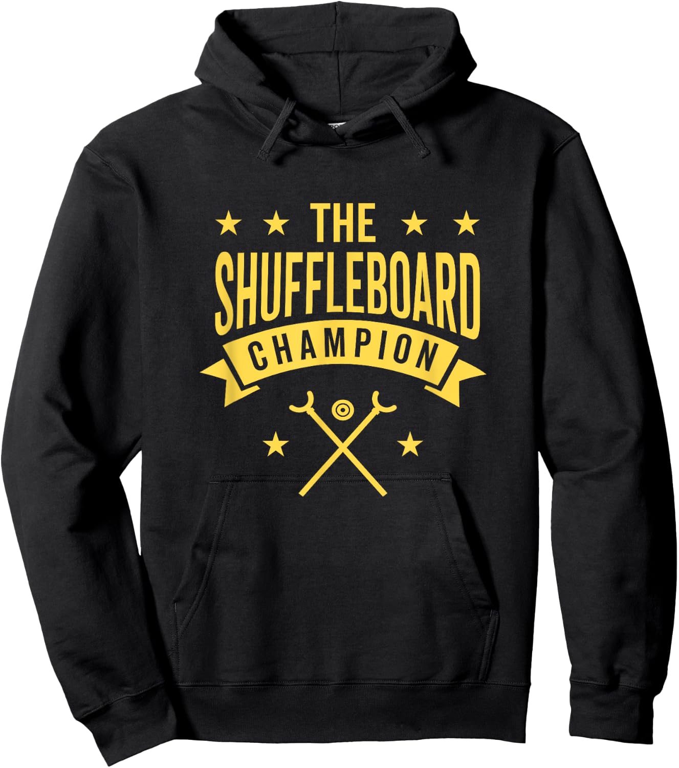 The Shuffleboard Champion Hoodie - Hoodie | Black