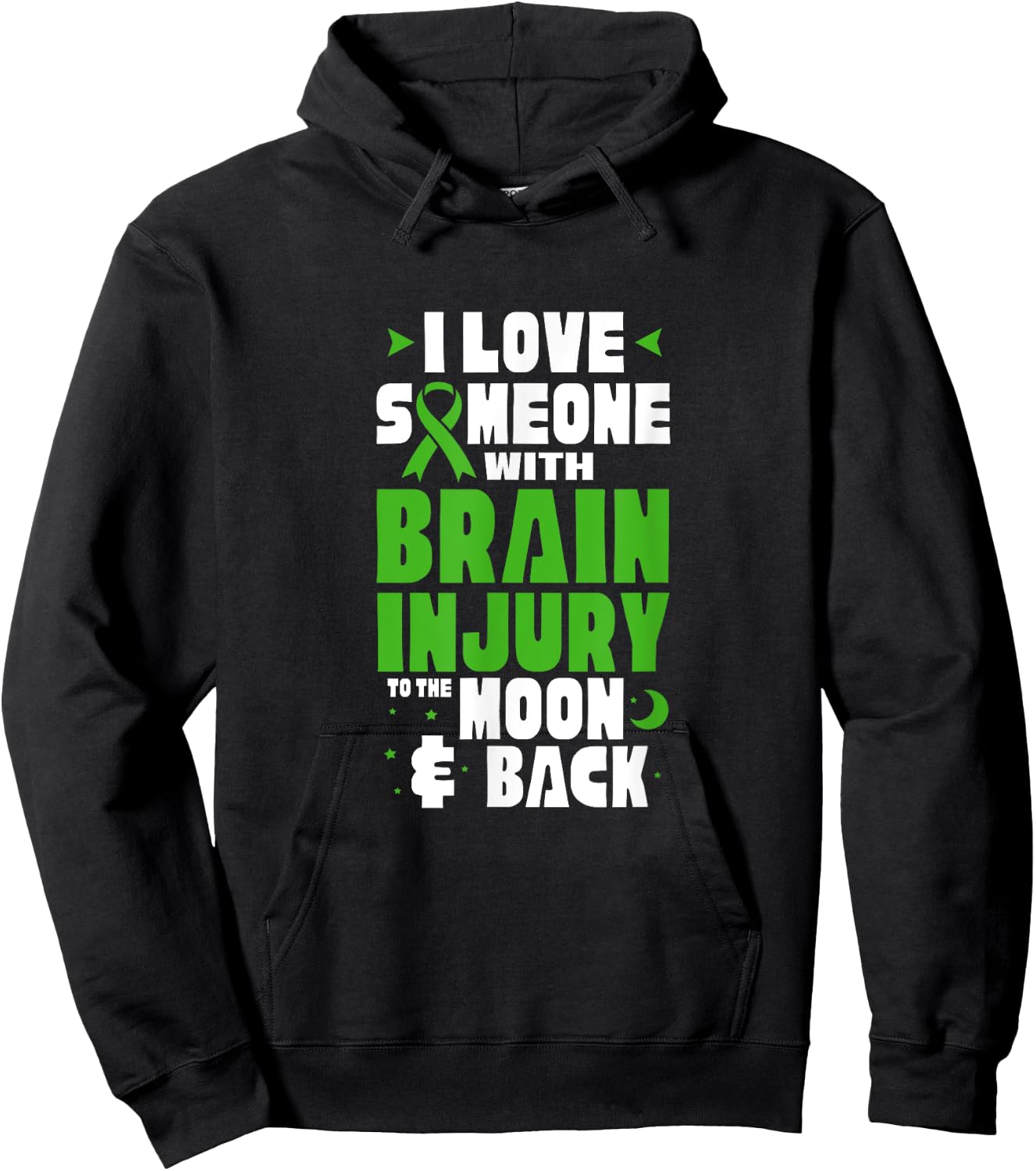 Traumatic Brain Injury I Love Someone With Brain Injury Hoodie - Hoodie | Black