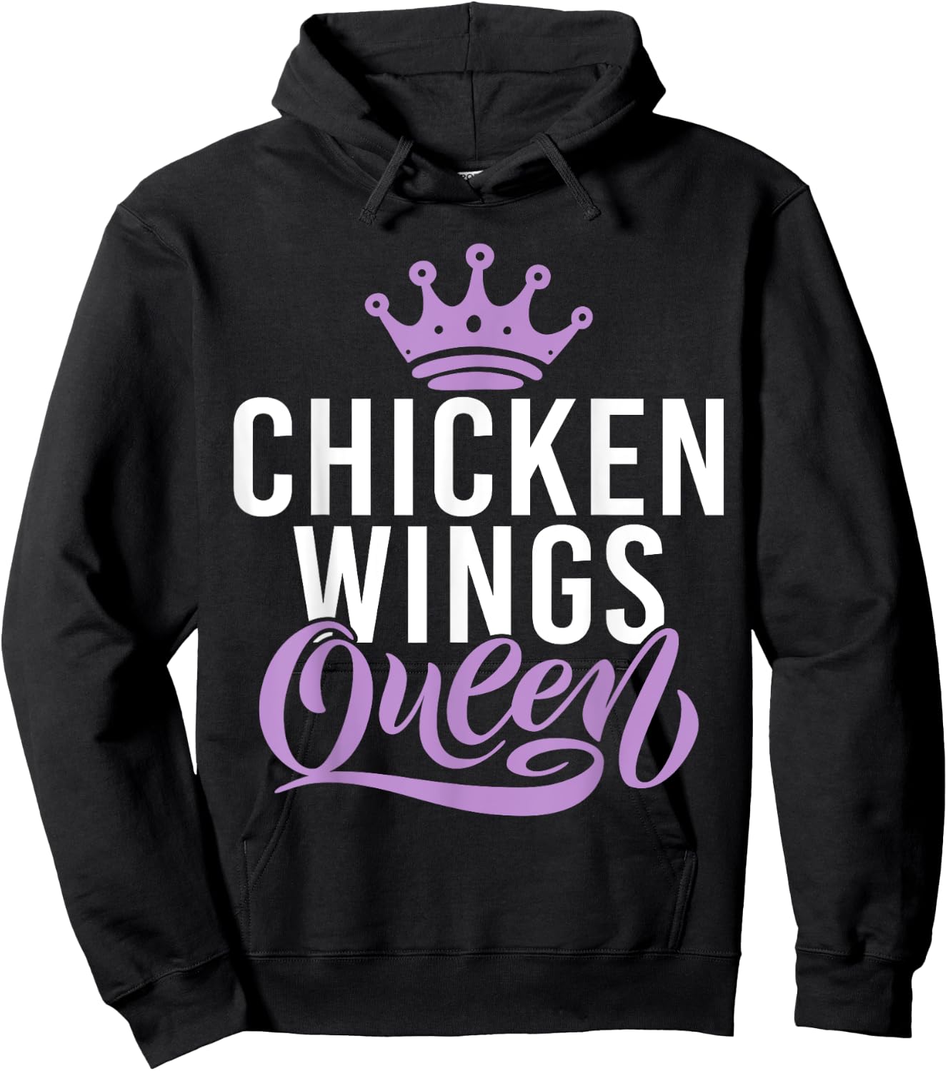 Chicken Wings Queen Hoodie - Hoodie | Black