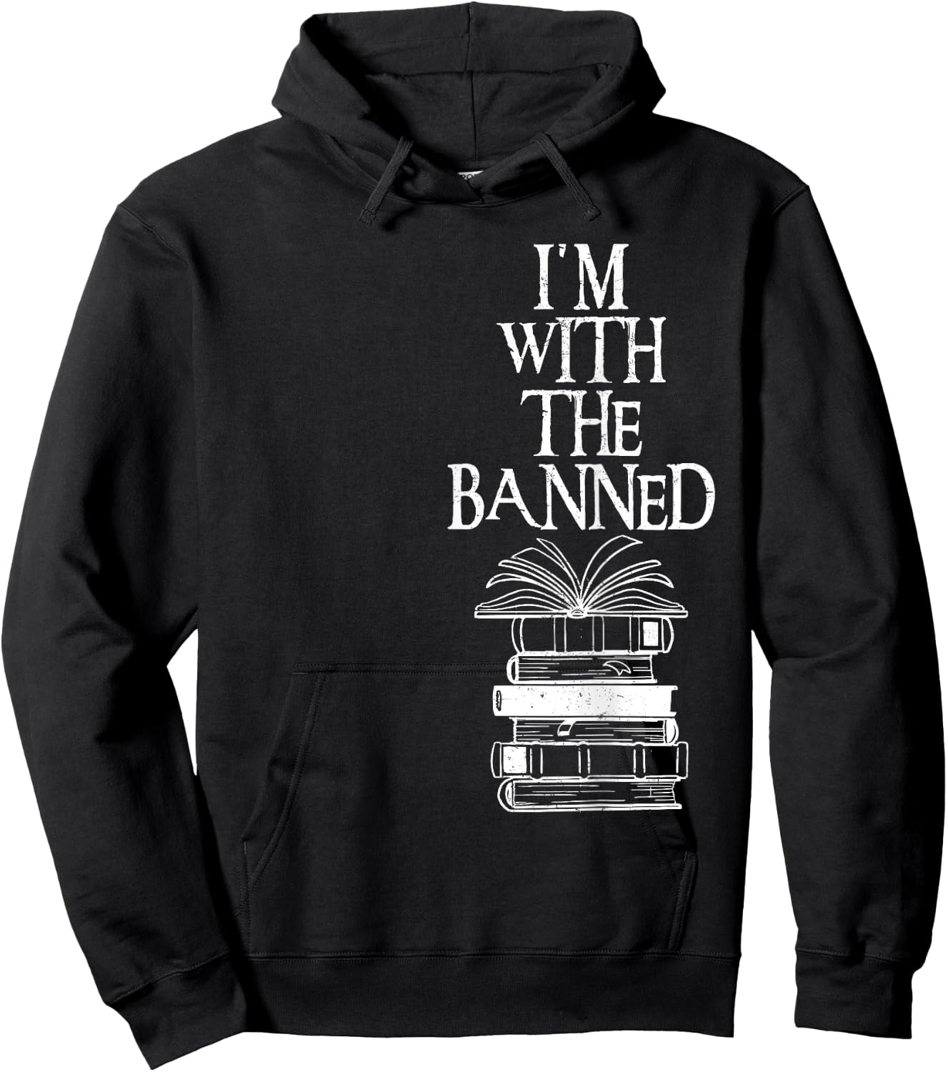 I'm with The Banned Books I Read Banned Books Hoodie - Hoodie | Black