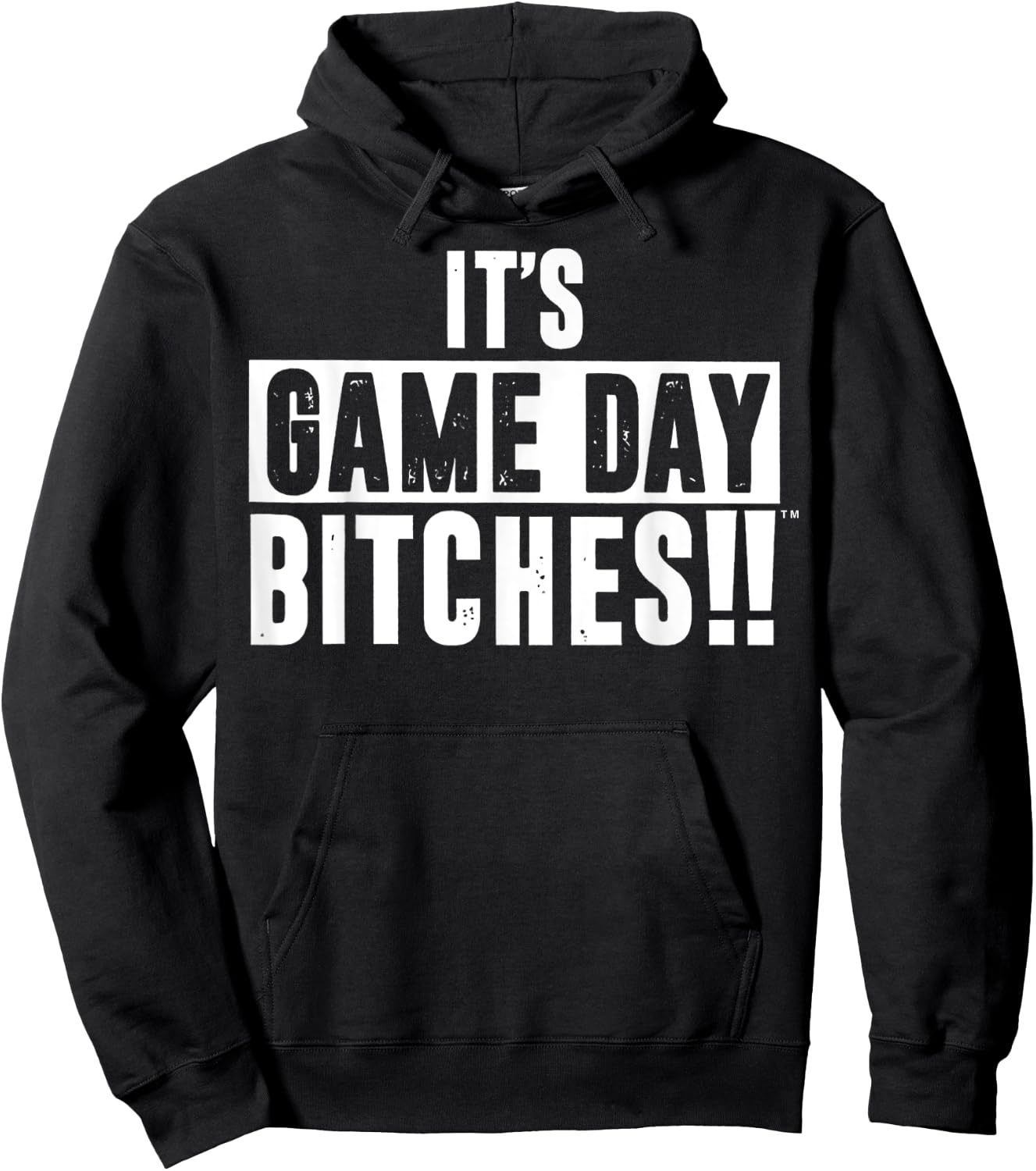 It’s Game Day Bitches Funny Hoodie - Hoodie | Black