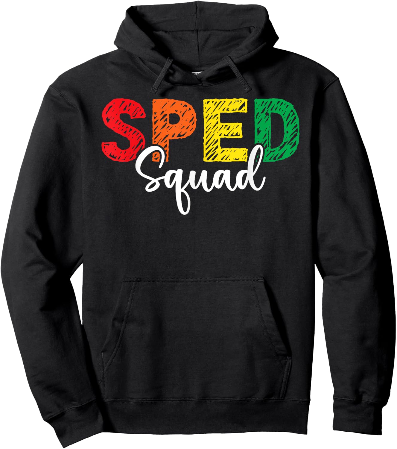 SPED Squad Special Education Teacher Dream Team Matching ED Men Women Kids Hoodie - Hoodie | Black