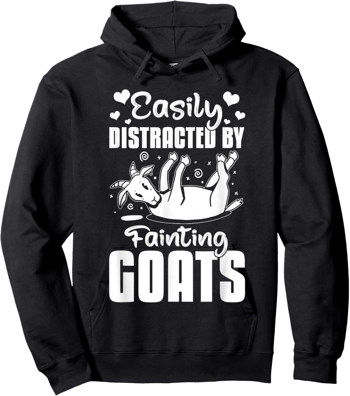 Fainting Goat Funny Tennessee Myotonic Goats Hoodie - Hoodie | Black