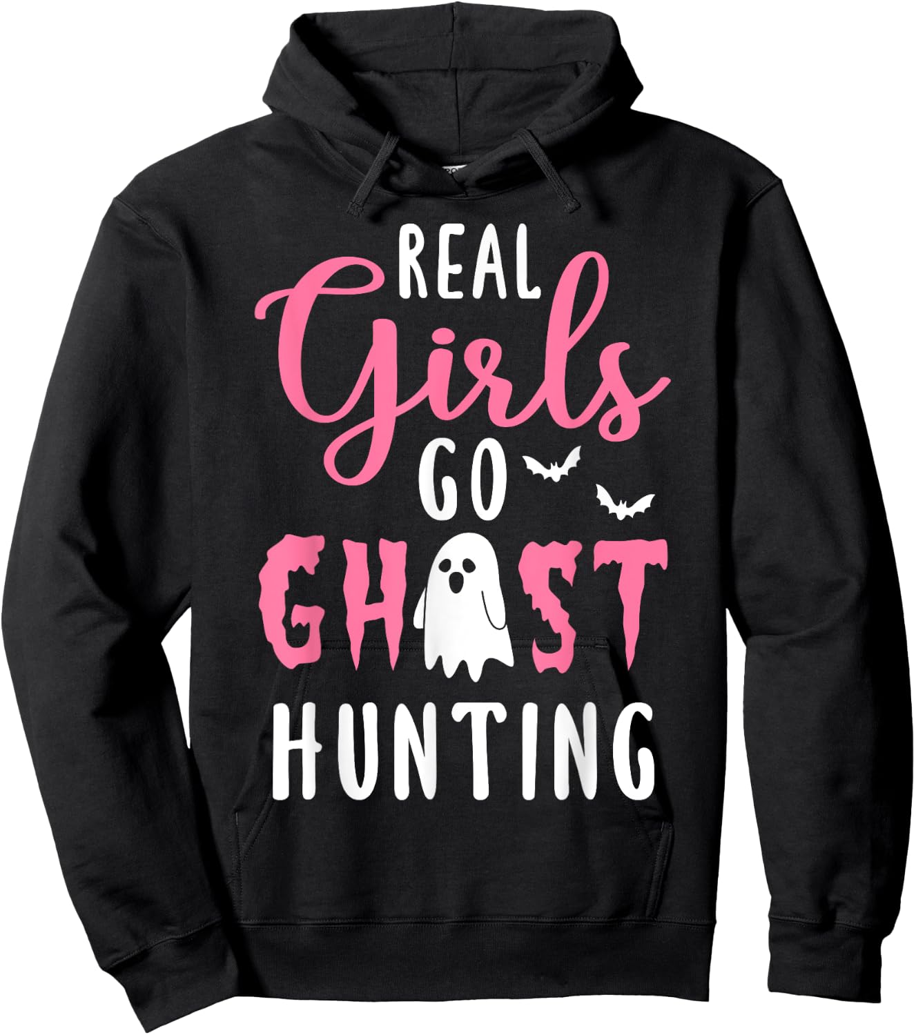 Paranormal Investigator Halloween Real Girls Hunt Ghosts Hoodie - Hoodie | Black