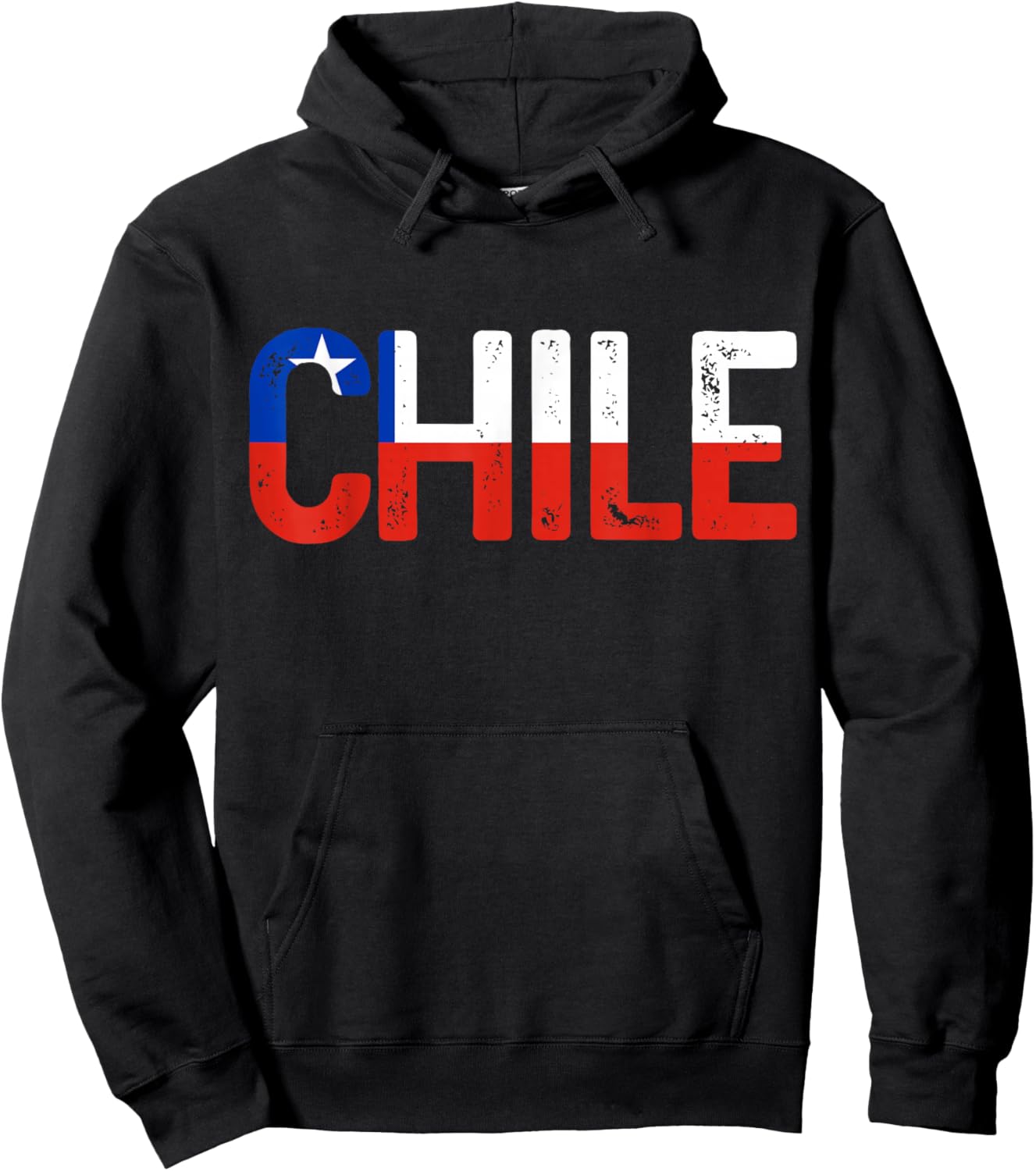 Chile Flag Hoodie - Hoodie | Black
