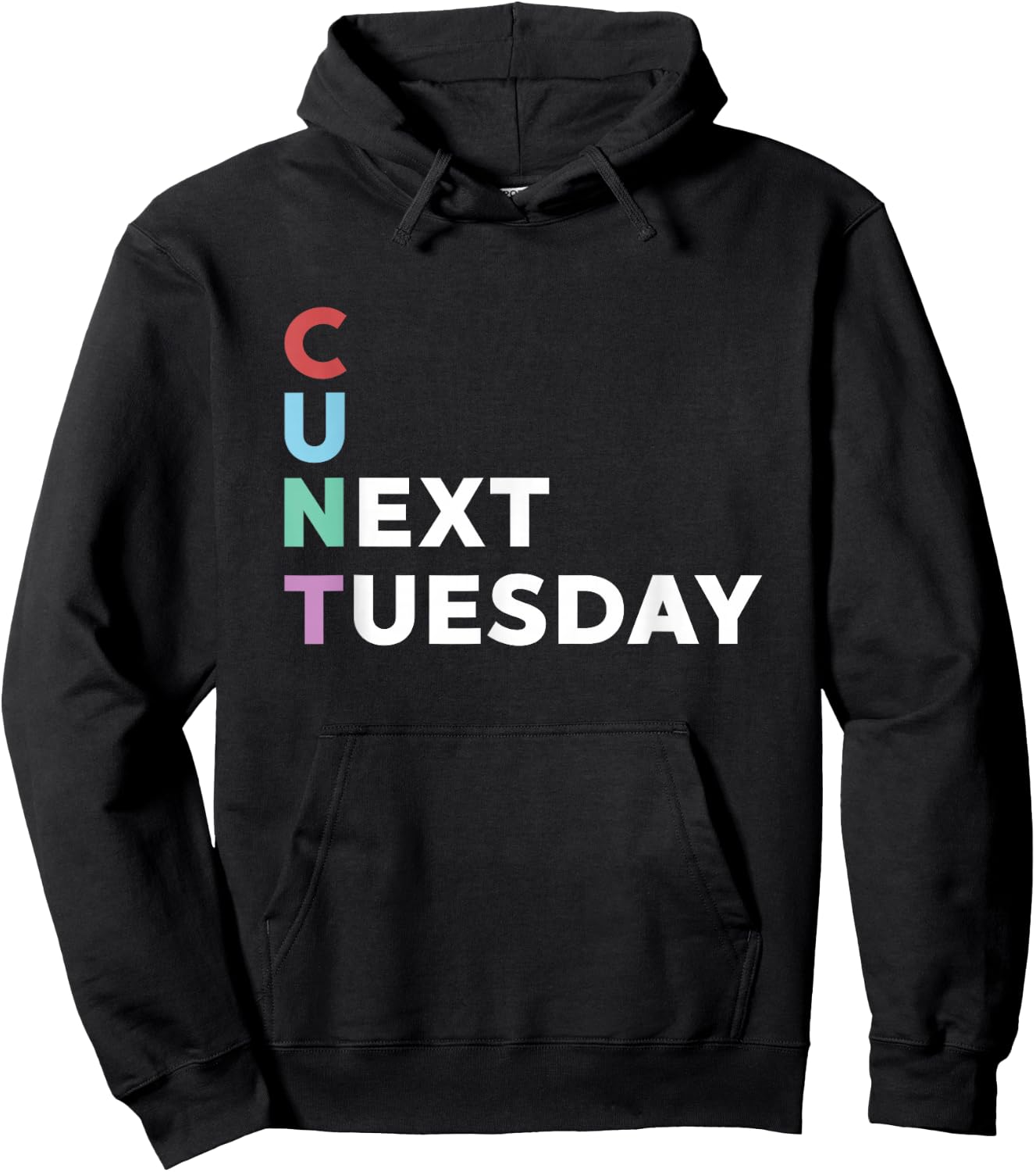 Funny - We See Us Next Tuesday | Humor Joke Hoodie - Hoodie | Black