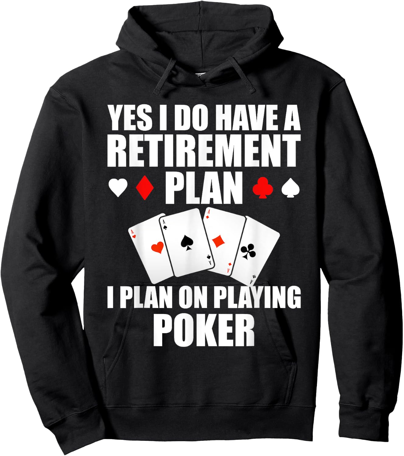 Funny Poker Design Women Poker Player Casino Gambler Hoodie - Hoodie | Black