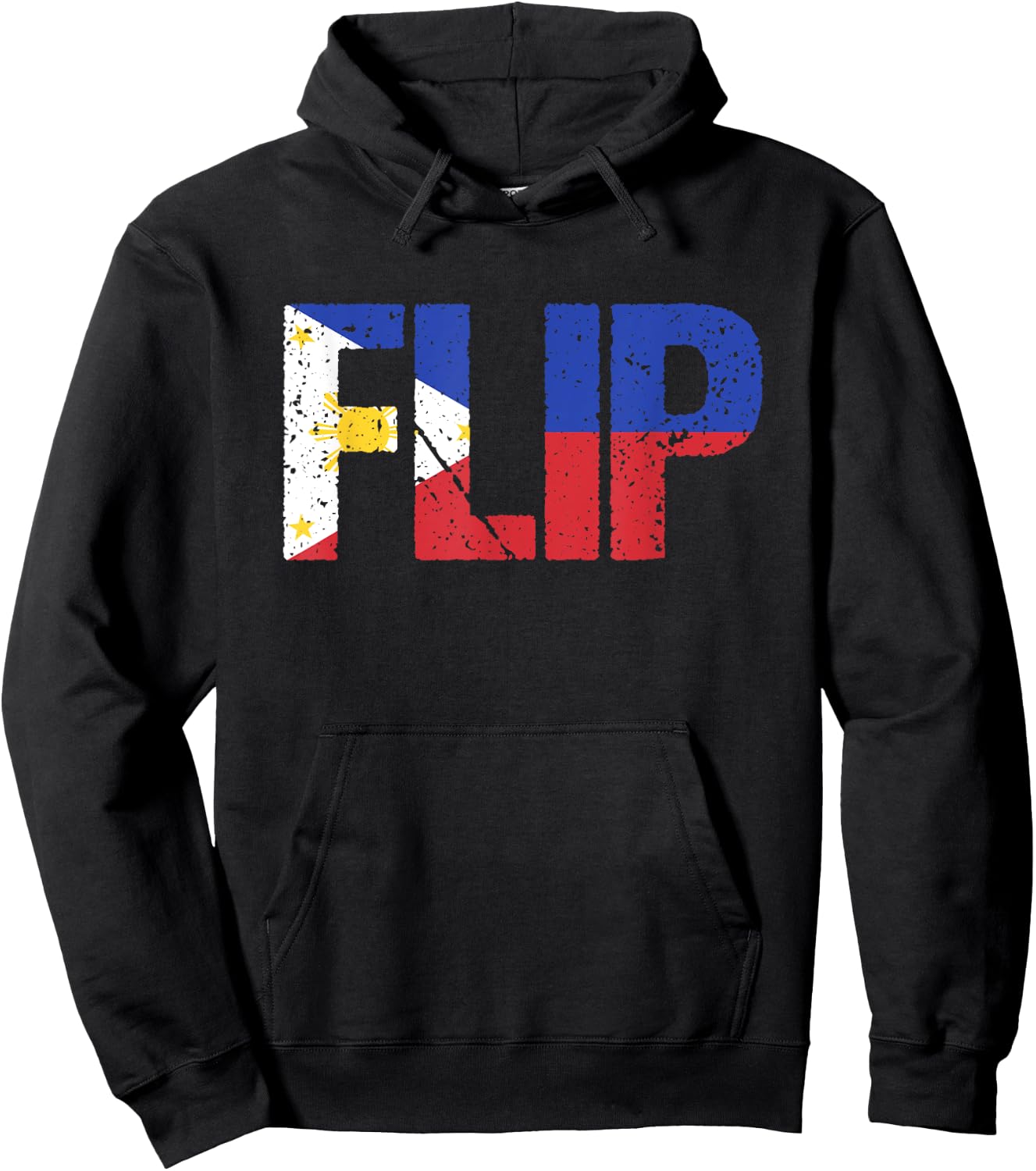 Flip Philippines Pinoy Pinay Filipino Filipina Hoodie - Hoodie | Black