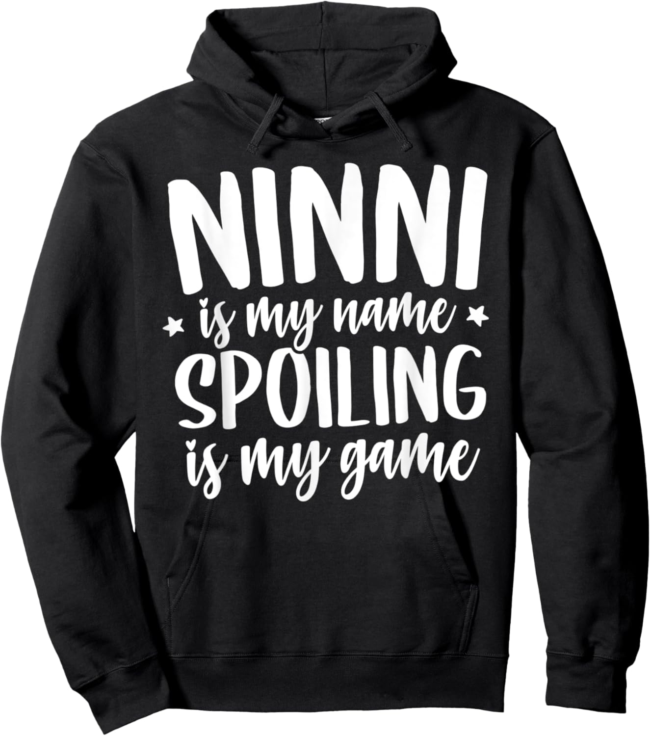 Ninni Shirts Ninni is my Name Spoiling is my Game Hoodie - Hoodie | Black