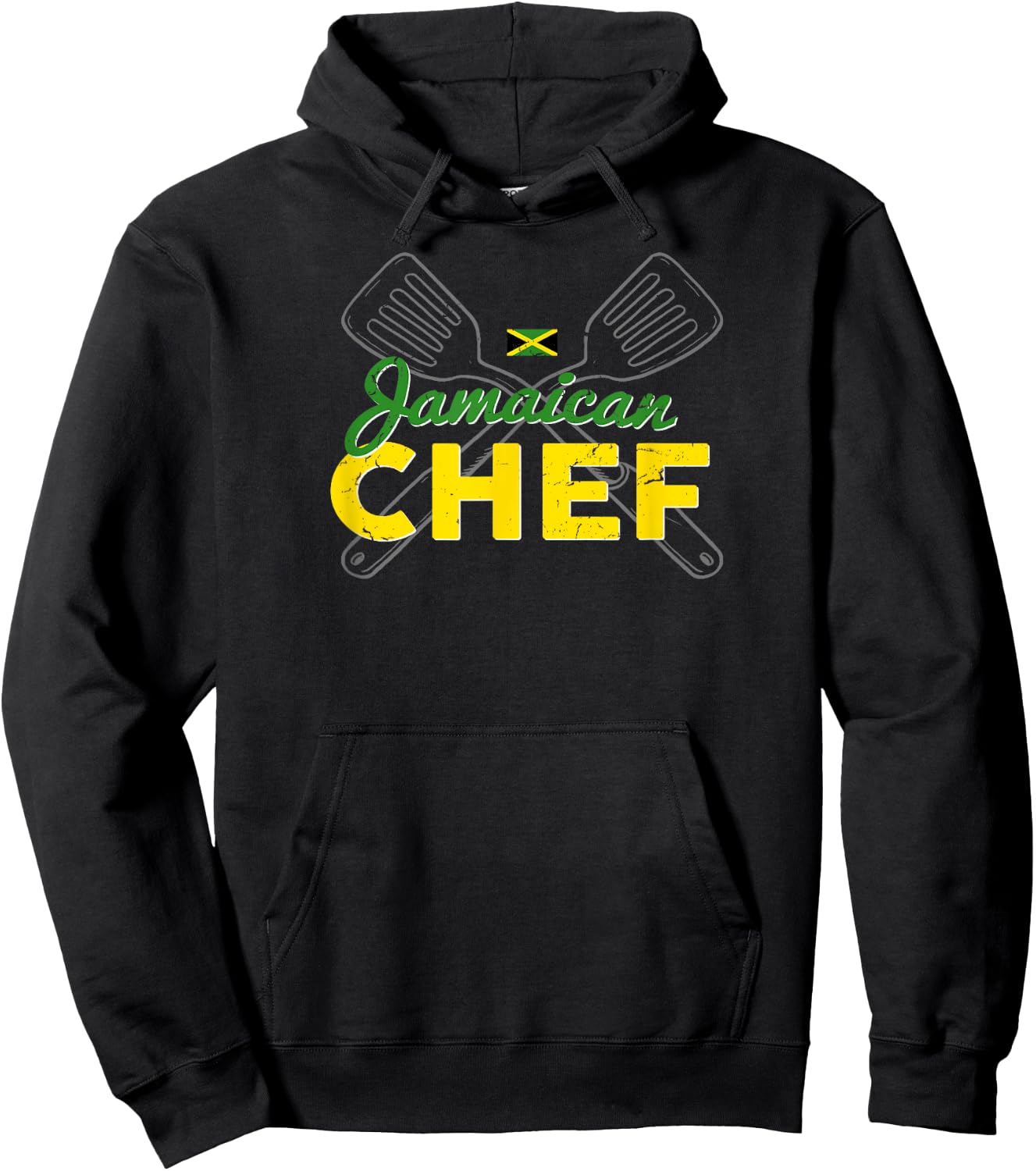 JAMAICAN CHEF Best Cooking Women & Men Hoodie - Hoodie | Black