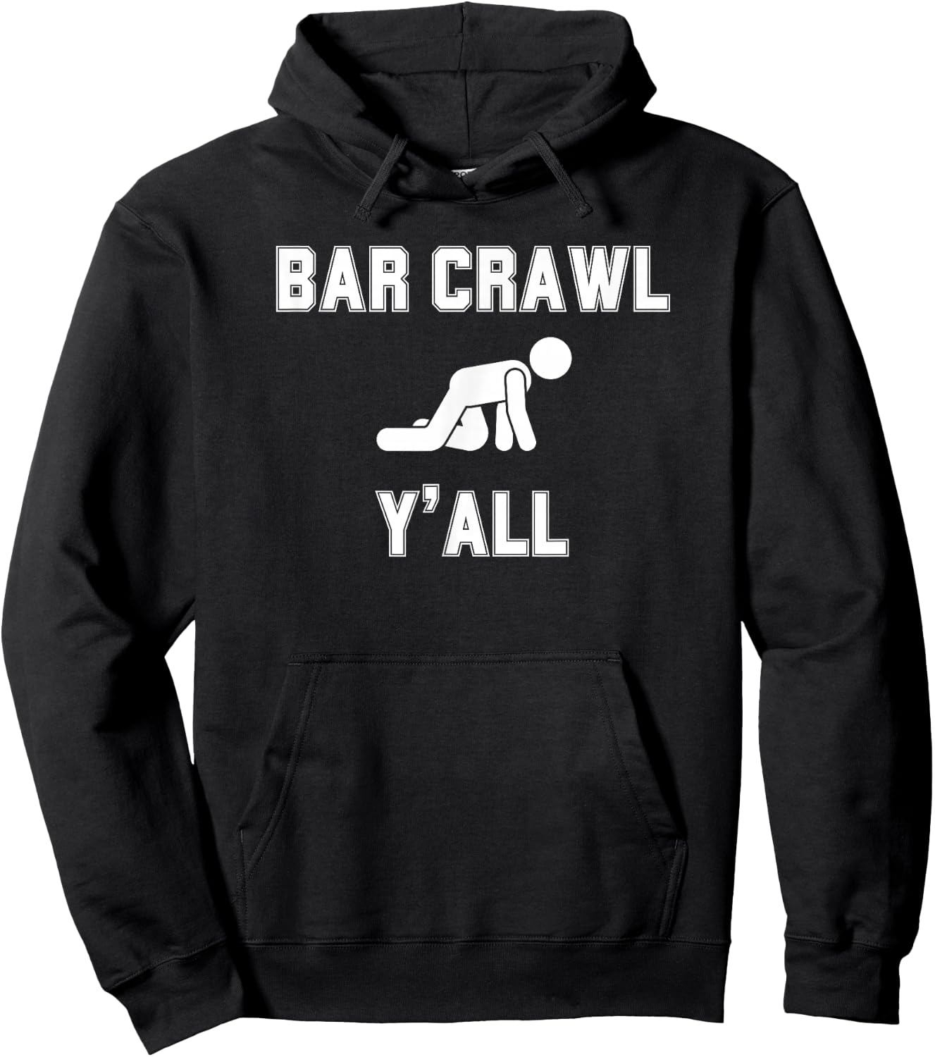 Funny Matching Bar Crawl Hoodie - Hoodie | Black