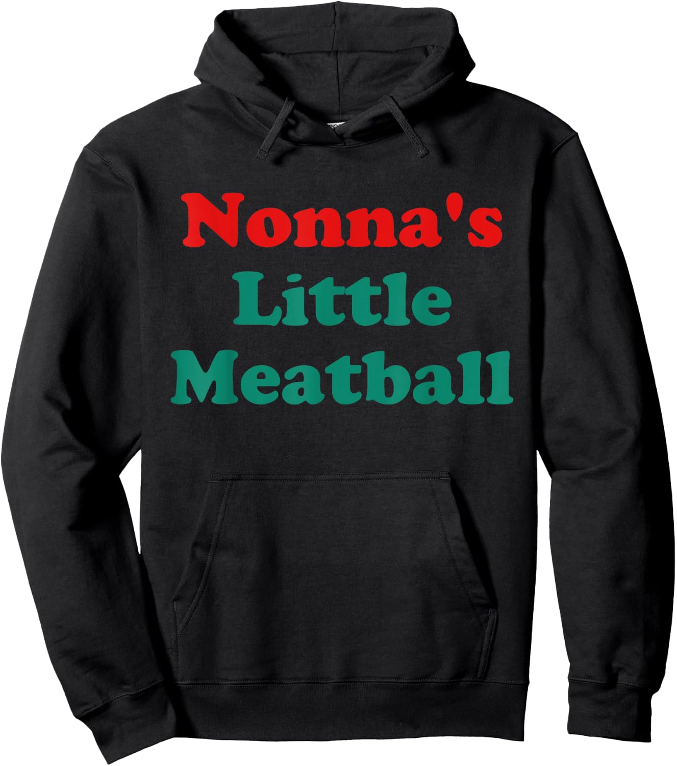 Nonna's Little Meatball Apparel Hoodie - Hoodie | Black
