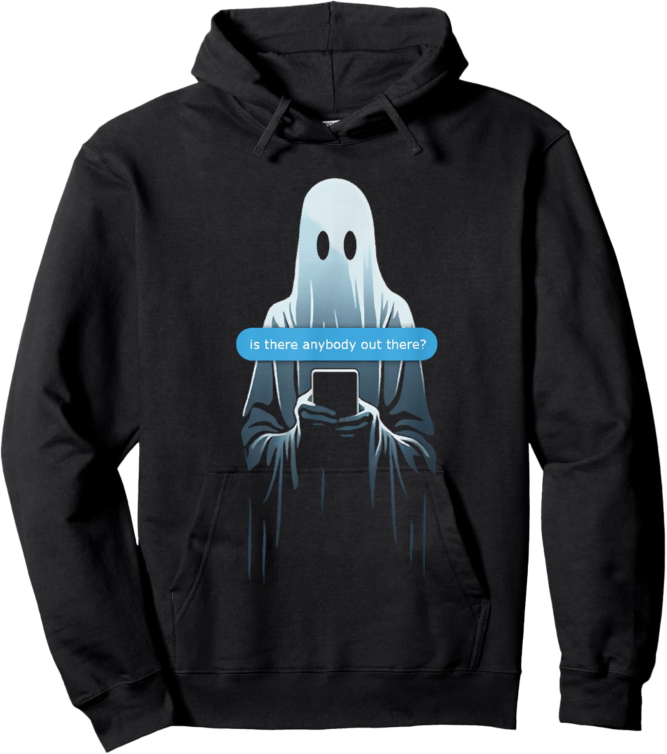 Ghost Texting Is There Anybody Out There? Hoodie - Hoodie | Black