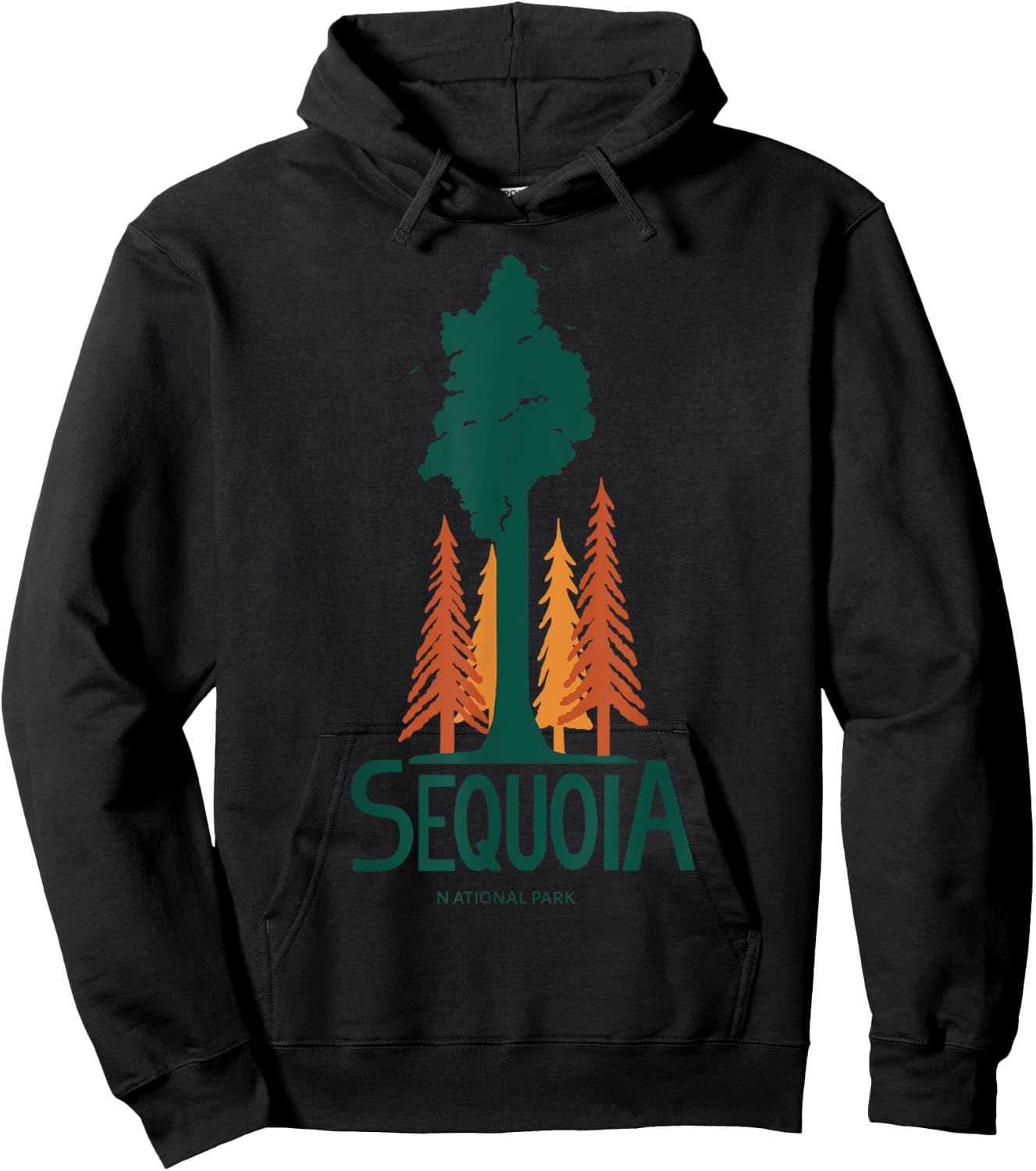California Sequoia National Park 1890 Hoodie - Hoodie | Black