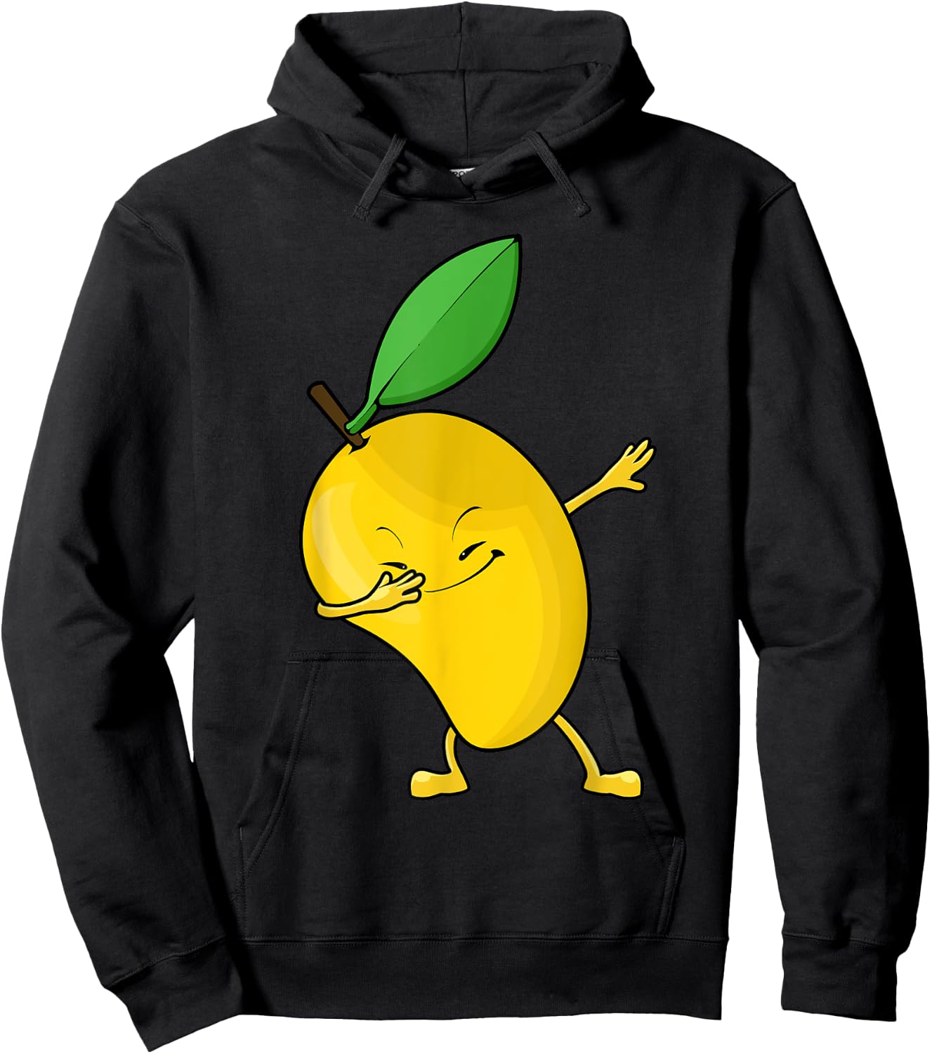 Cool Mango Women Mangos Dabbing Fruit Lovers Vegan Hoodie - Hoodie | Black