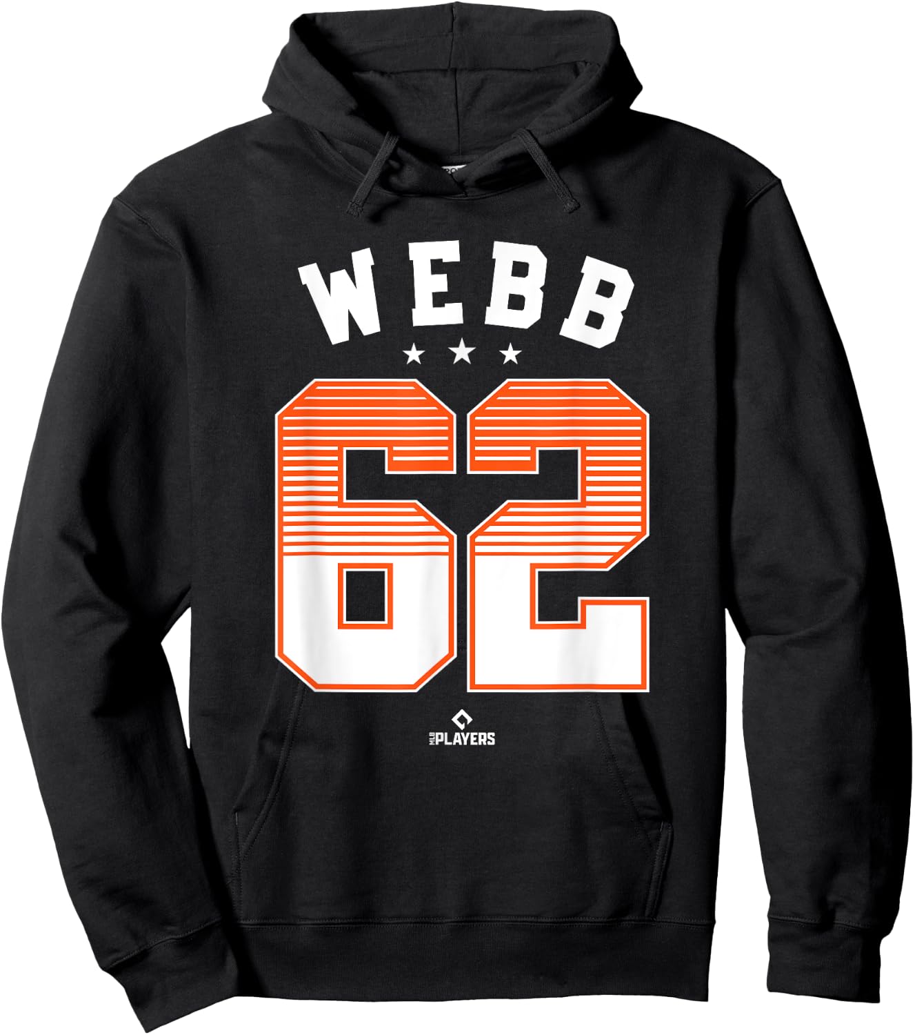 Logan Webb 62 San Francisco MLBPA Hoodie - Hoodie | Black