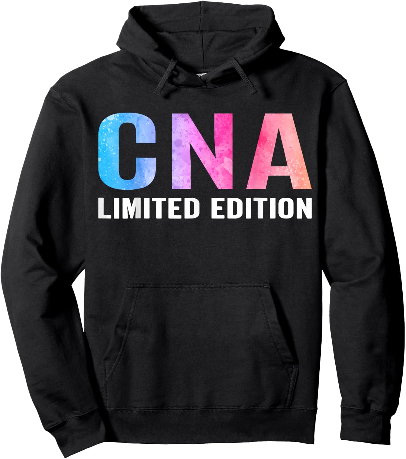 CNA Certified Nursing Assistant Gifts CNA Humor Black -Adults Small Regular Fit Short Sleeve Hoodie - Hoodie | Black
