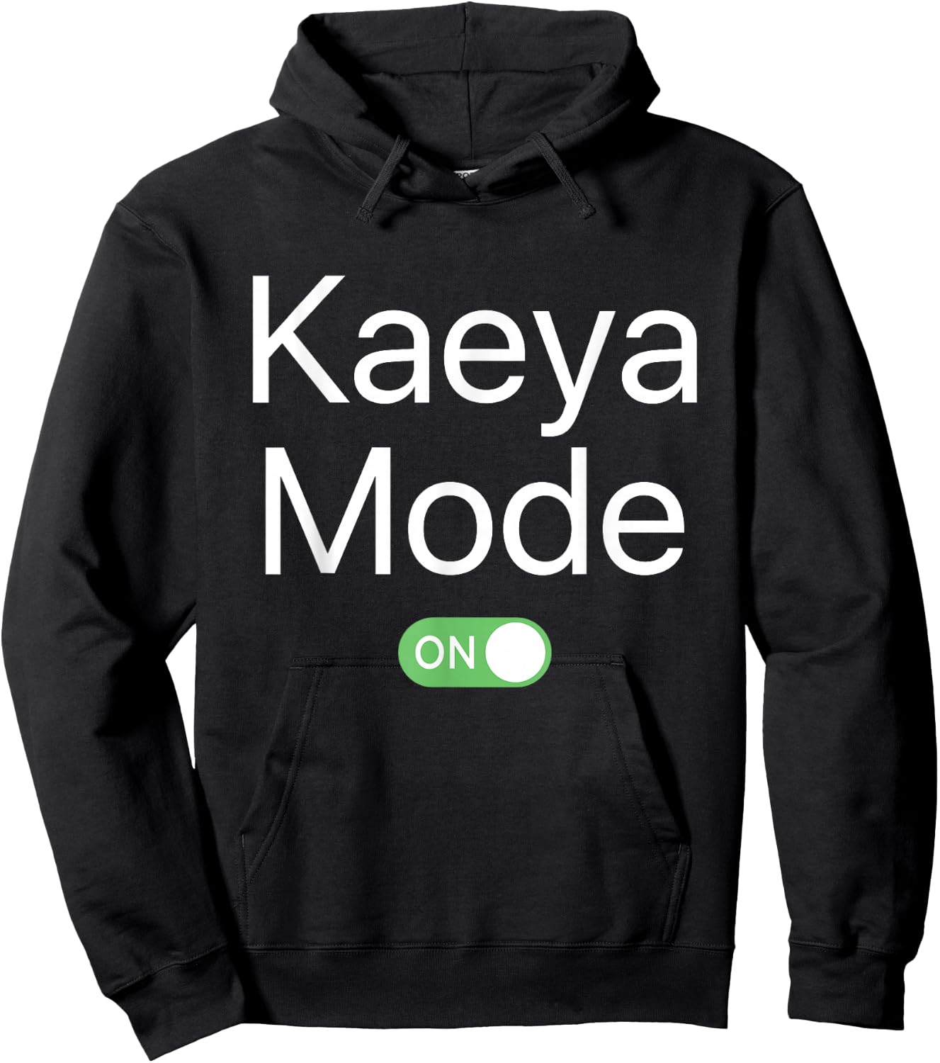 Kaeya Mode On First Name Smartphone Design Novelty Hoodie - Hoodie | Black