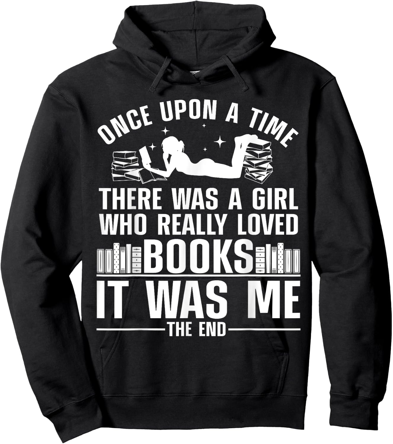 Cool Girl Who Love Book Girl Library Lover Reading Hoodie - Hoodie | Black