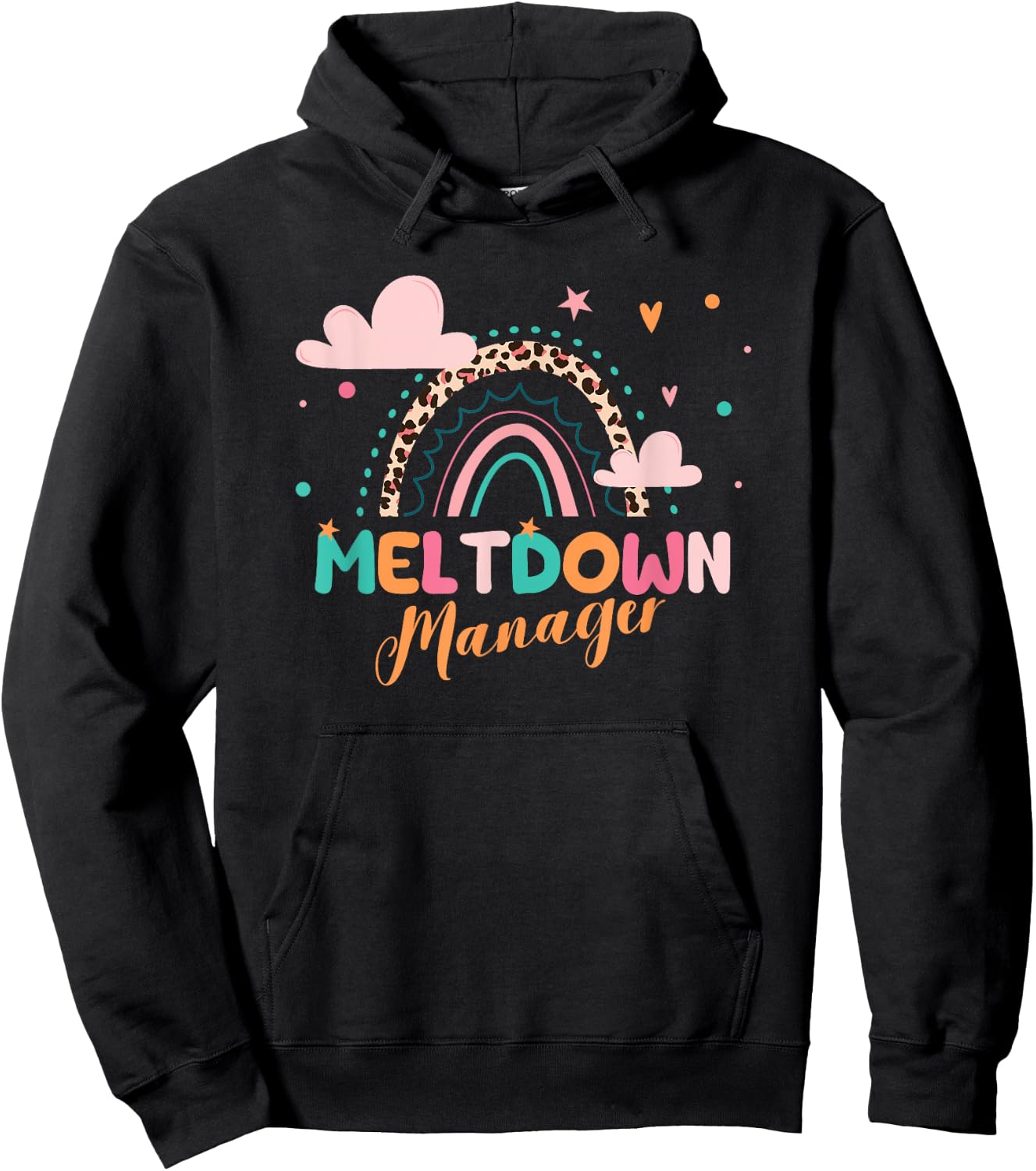 Meltdown Manager After School Daycare Provider Childcare Hoodie - Hoodie | Black