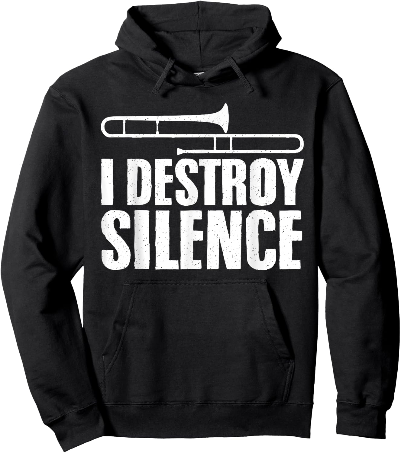 Cool Trombone Art Women Instrument Trombone Player Hoodie - Hoodie | Black