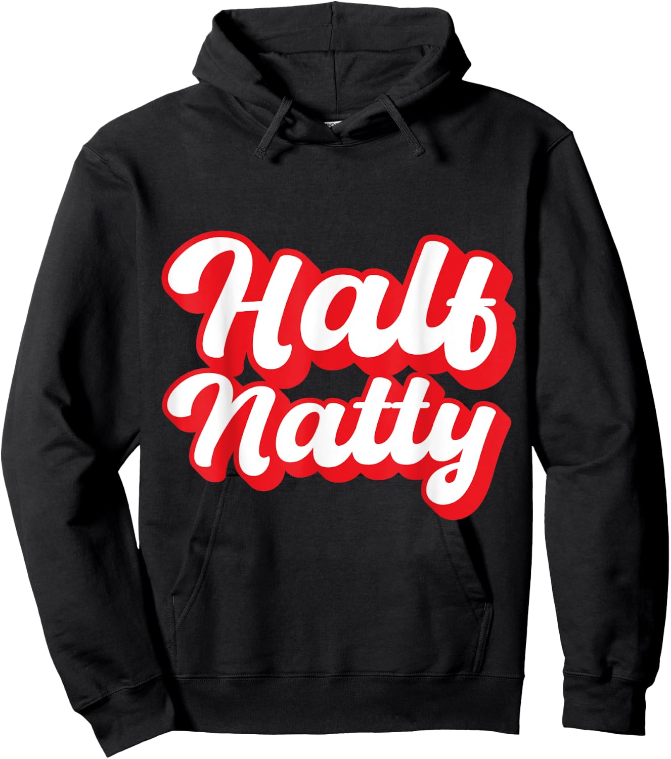 Half Natty Fitness Hoodie - Hoodie | Black